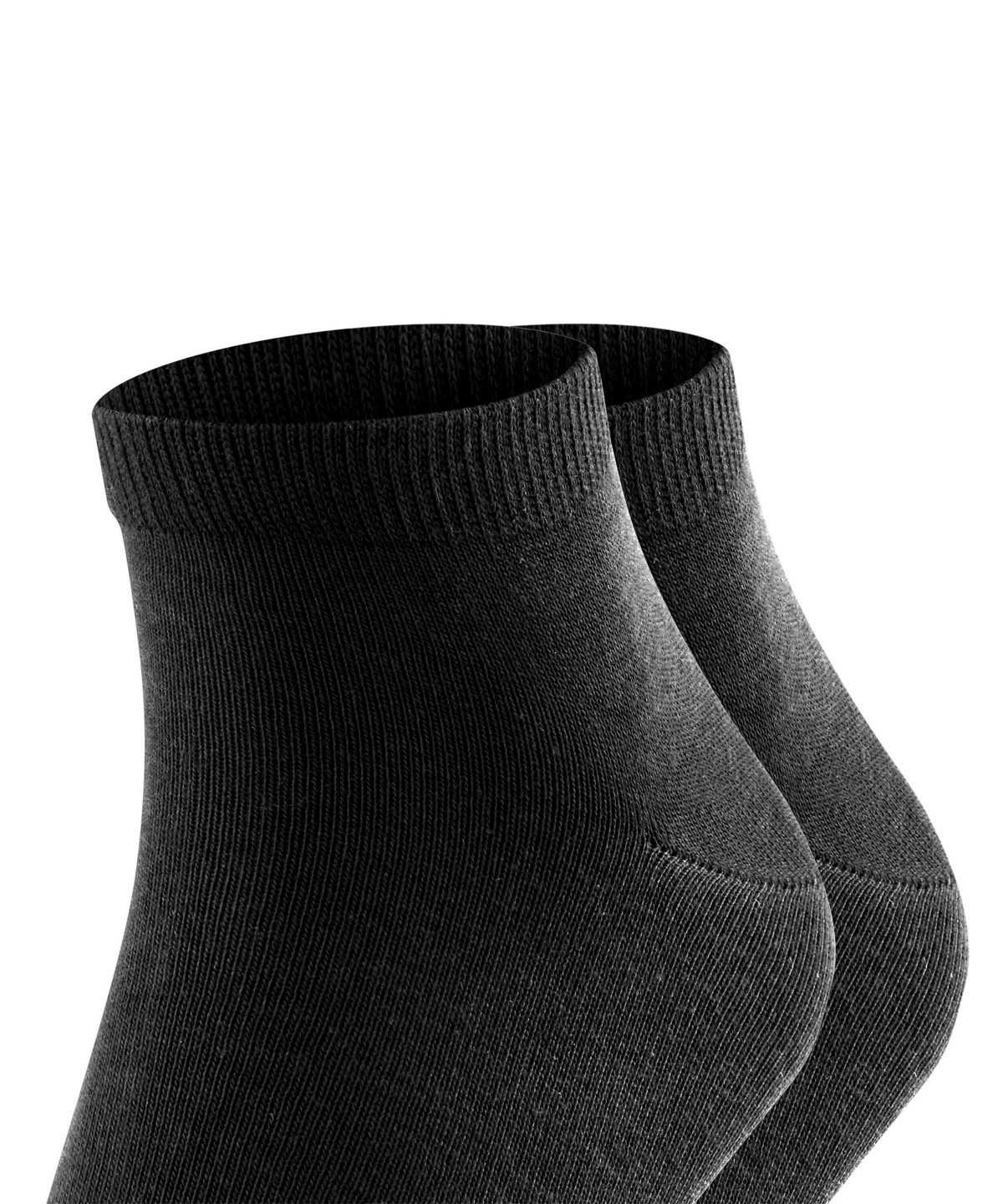 Men Falke Happy 2-Pack Sneaker socks Socks Black | VIHZYM046