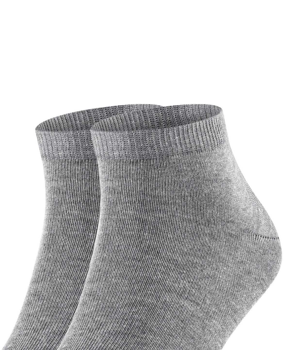 Men Falke Happy 2-Pack Sneaker socks Socks Grey | NXACRL261