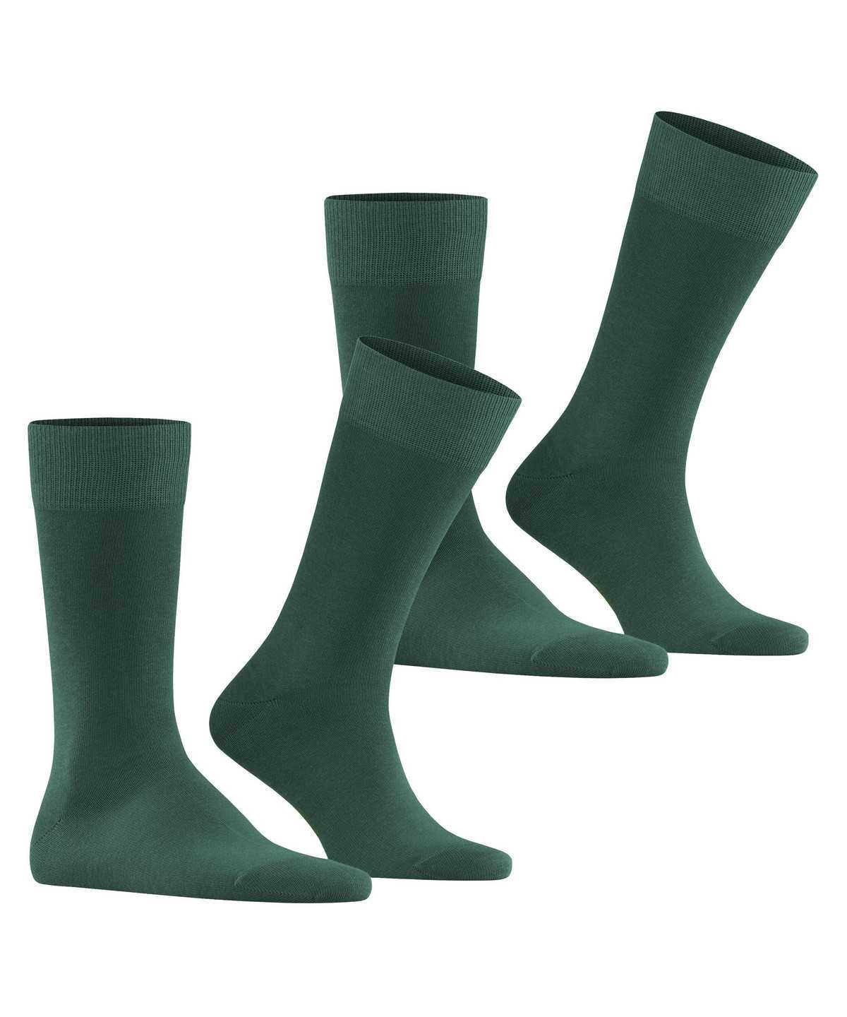 Men Falke Happy 2-Pack Socks Socks Green | QEMOSX461