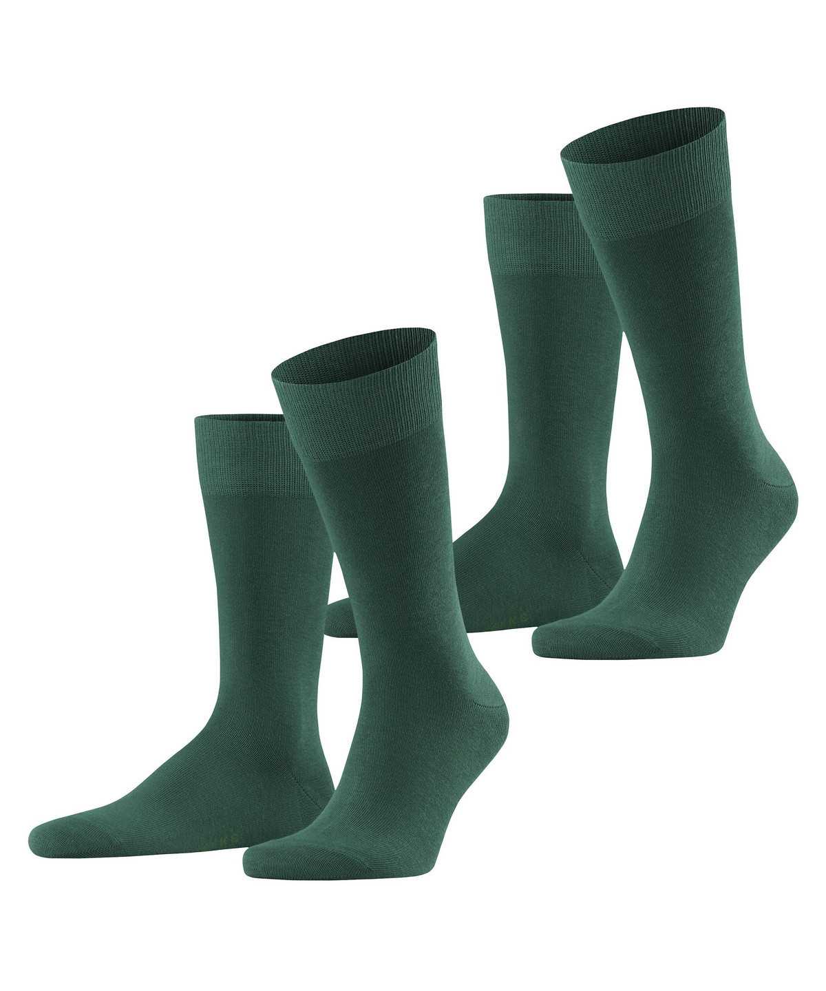 Men Falke Happy 2-Pack Socks Socks Green | QEMOSX461