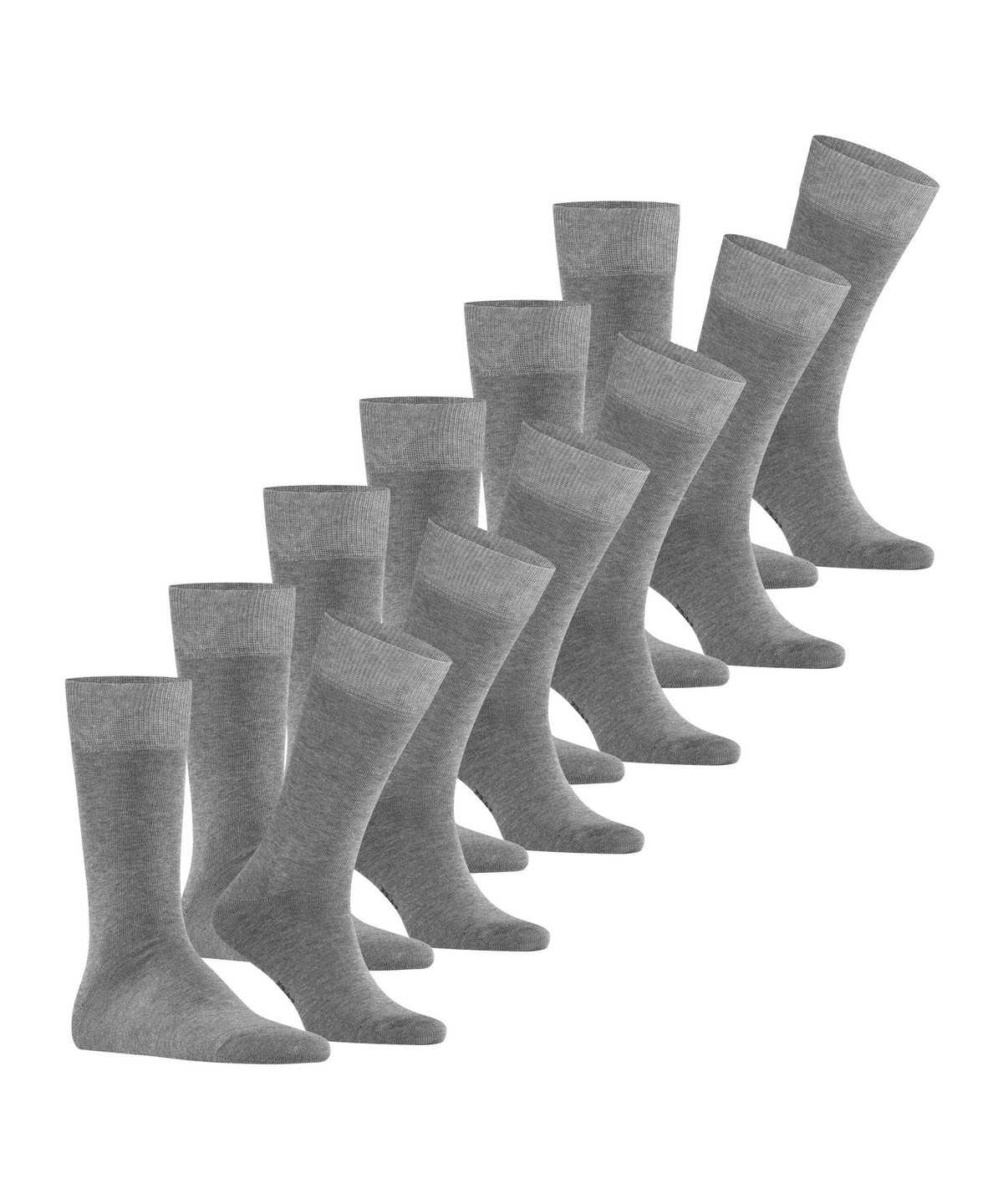 Men Falke Happy 6-Pack Socks Socks Grey | FKVDMI571