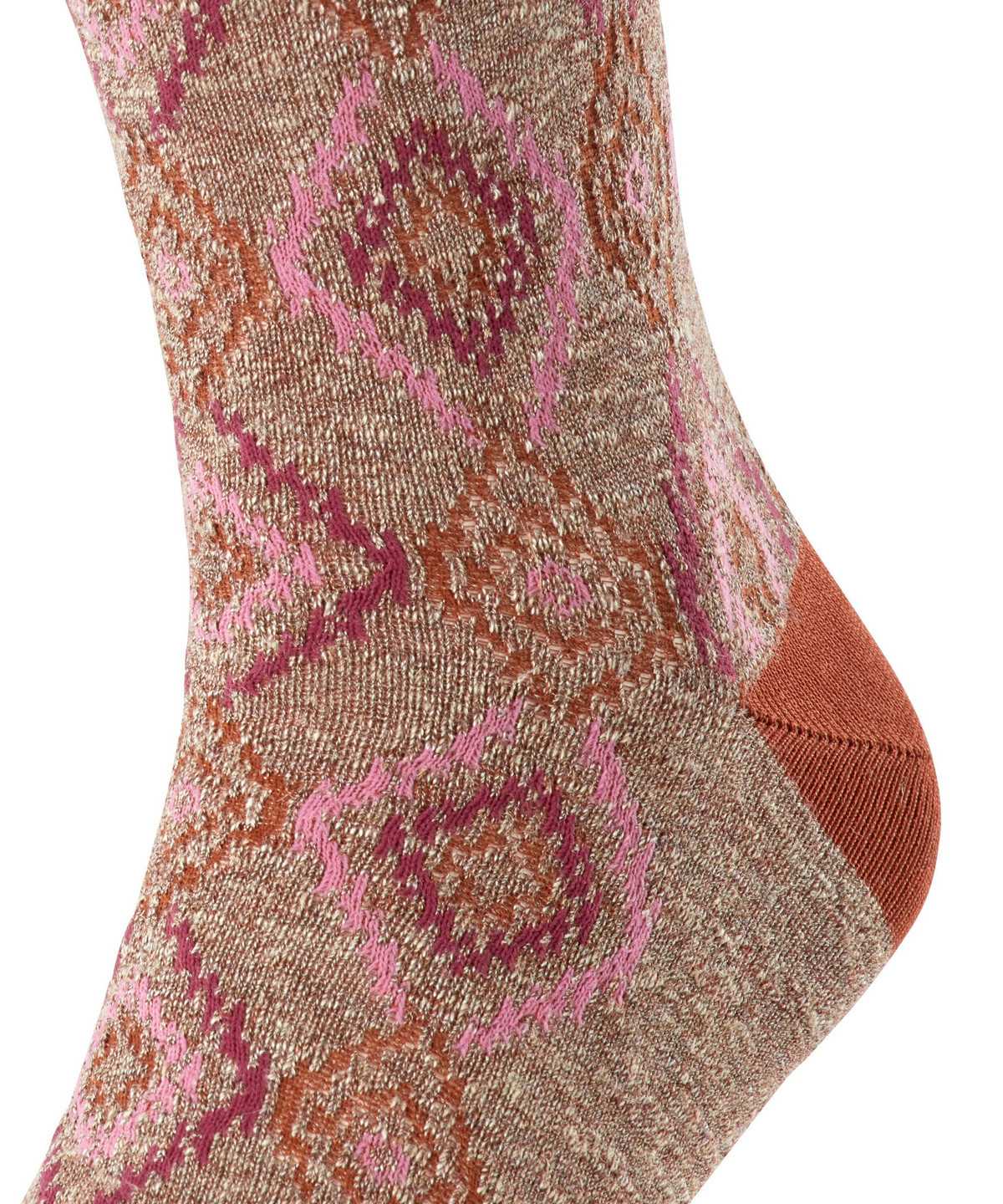 Men Falke Ikat Spell Socks Socks Brown | KTPFOJ041