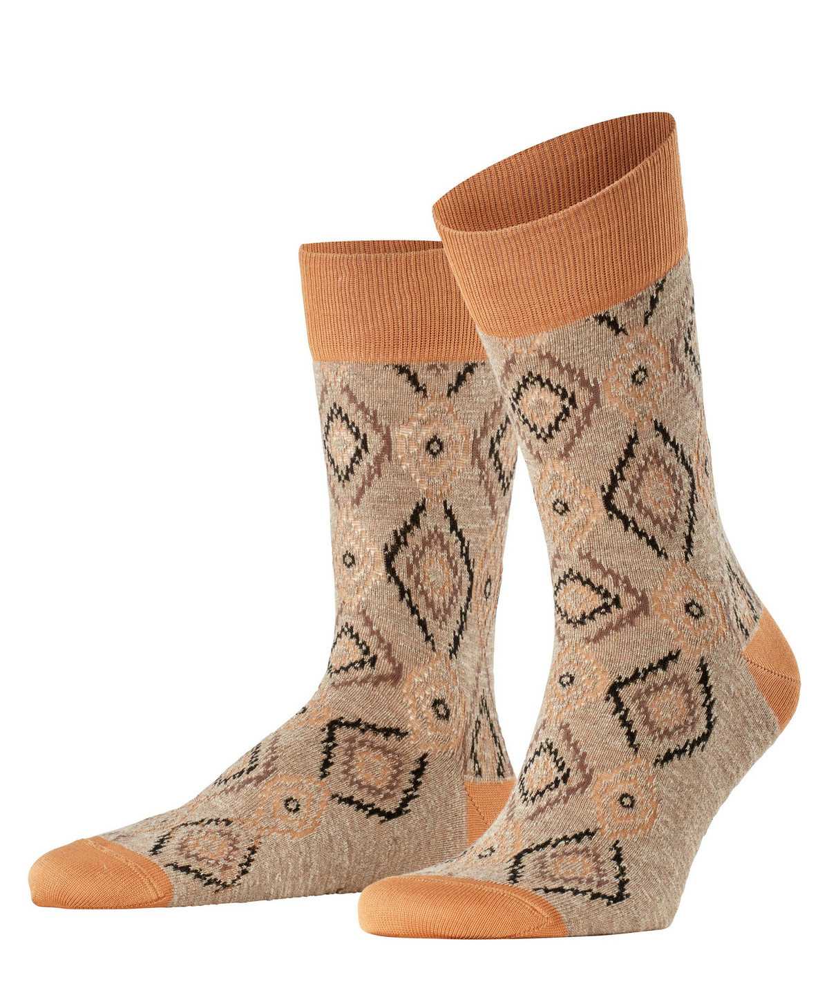 Men Falke Ikat Spell Socks Socks Orange | TWMLUS297