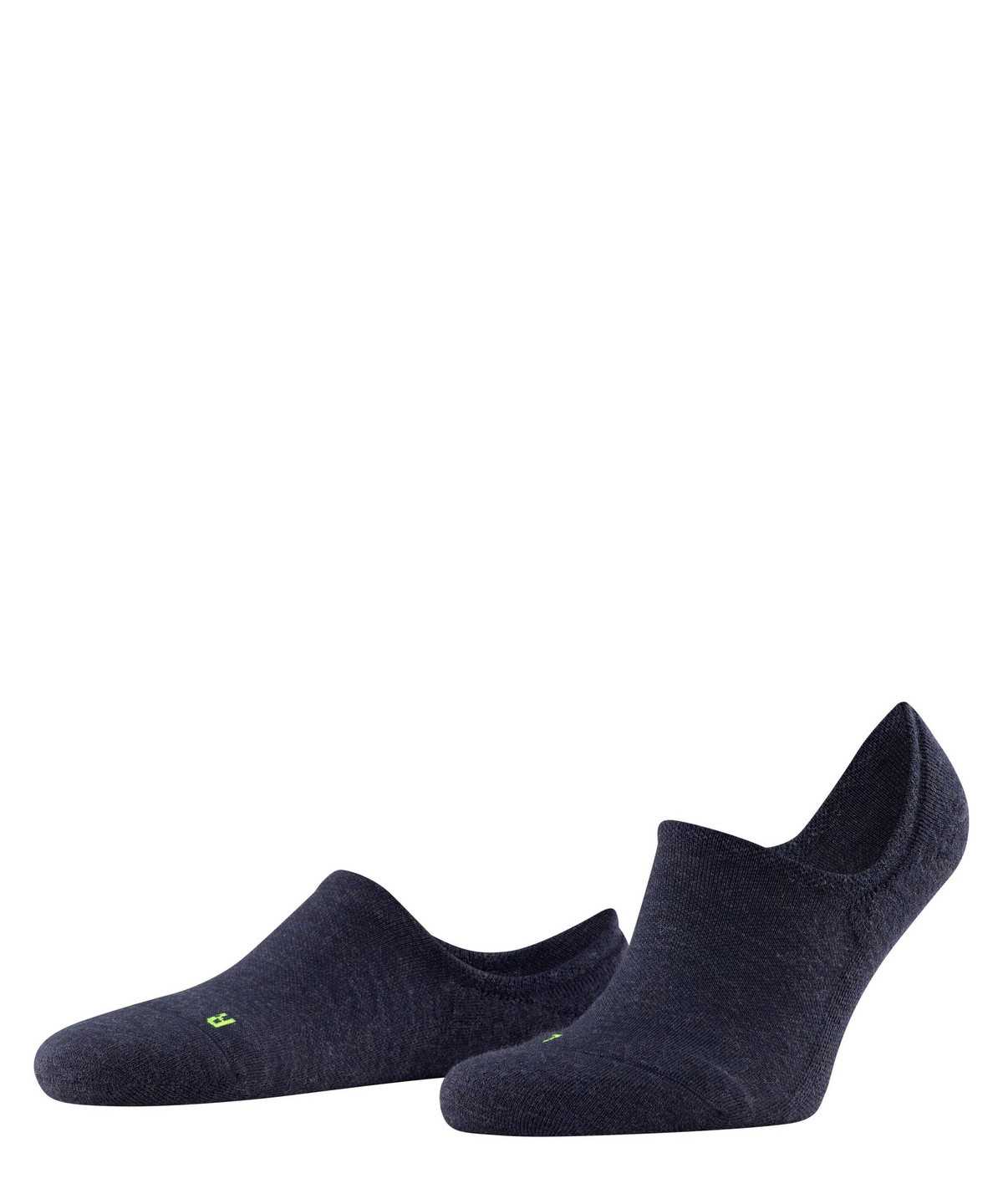 Men Falke Keep Warm Invisibles No Show Socks Blue | AEHFDQ950