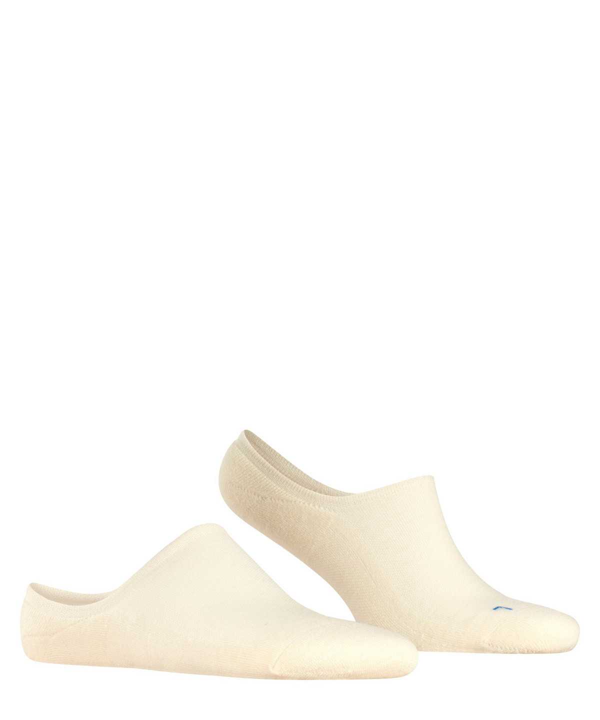 Men Falke Keep Warm Invisibles No Show Socks White | SYPDBA328