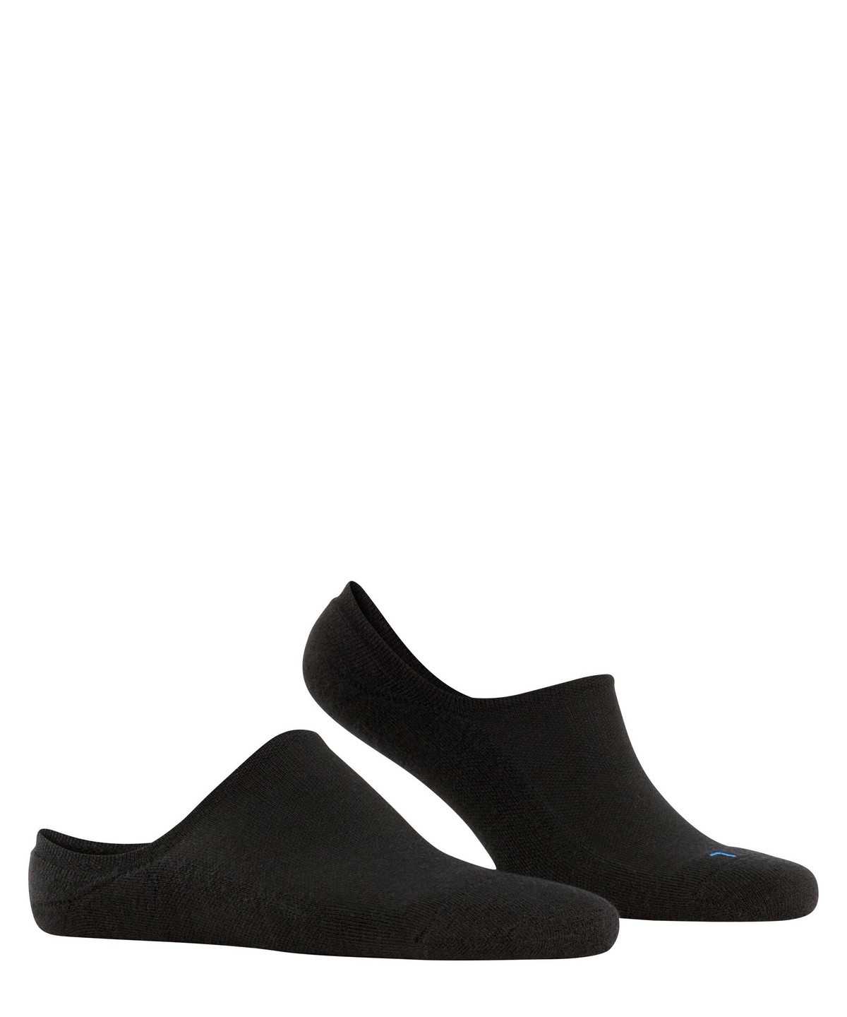 Men Falke Keep Warm Invisibles No Show Socks Black | CSTUXM095