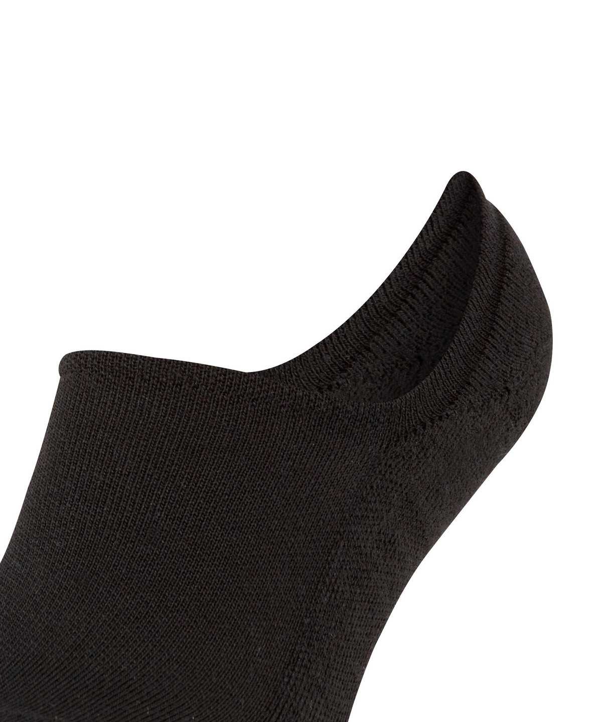 Men Falke Keep Warm Invisibles No Show Socks Black | CSTUXM095