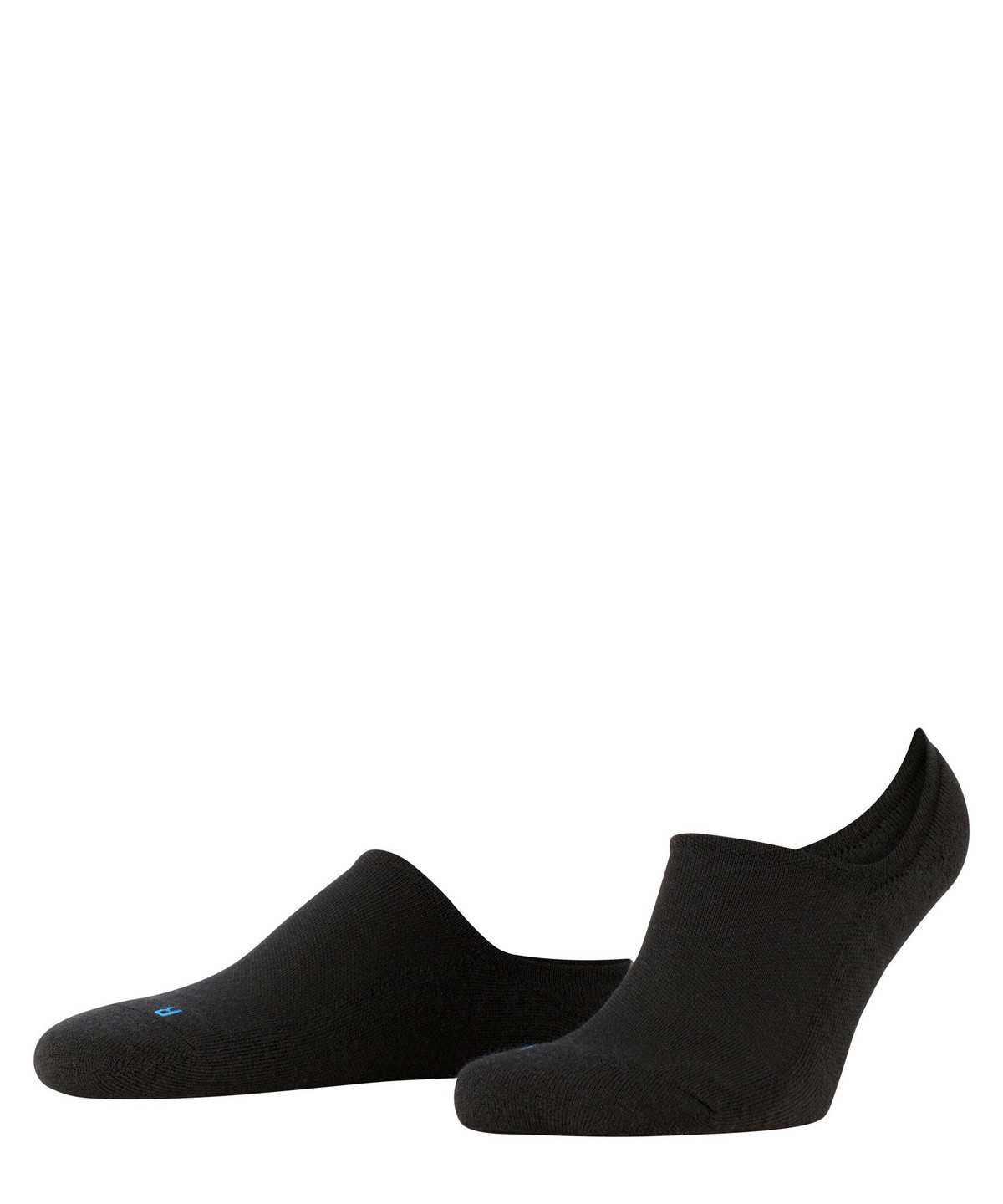 Men Falke Keep Warm Invisibles No Show Socks Black | CSTUXM095