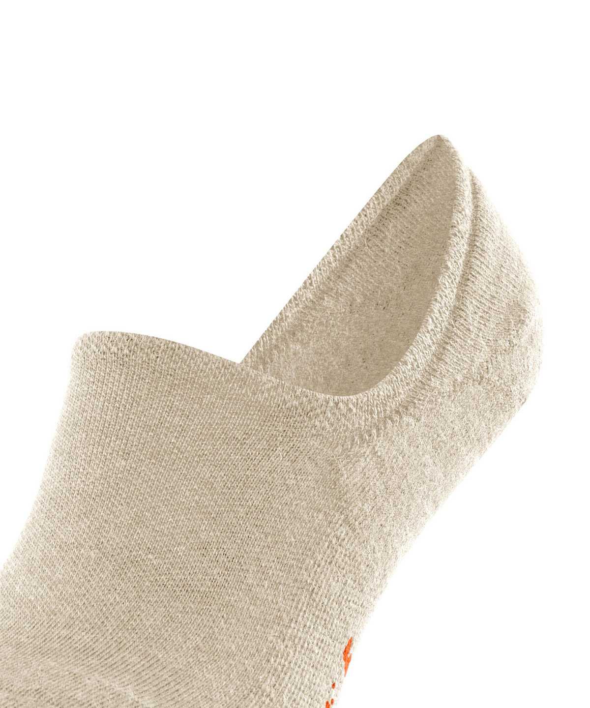 Men Falke Keep Warm Invisibles No Show Socks Beige | BWVRAJ634