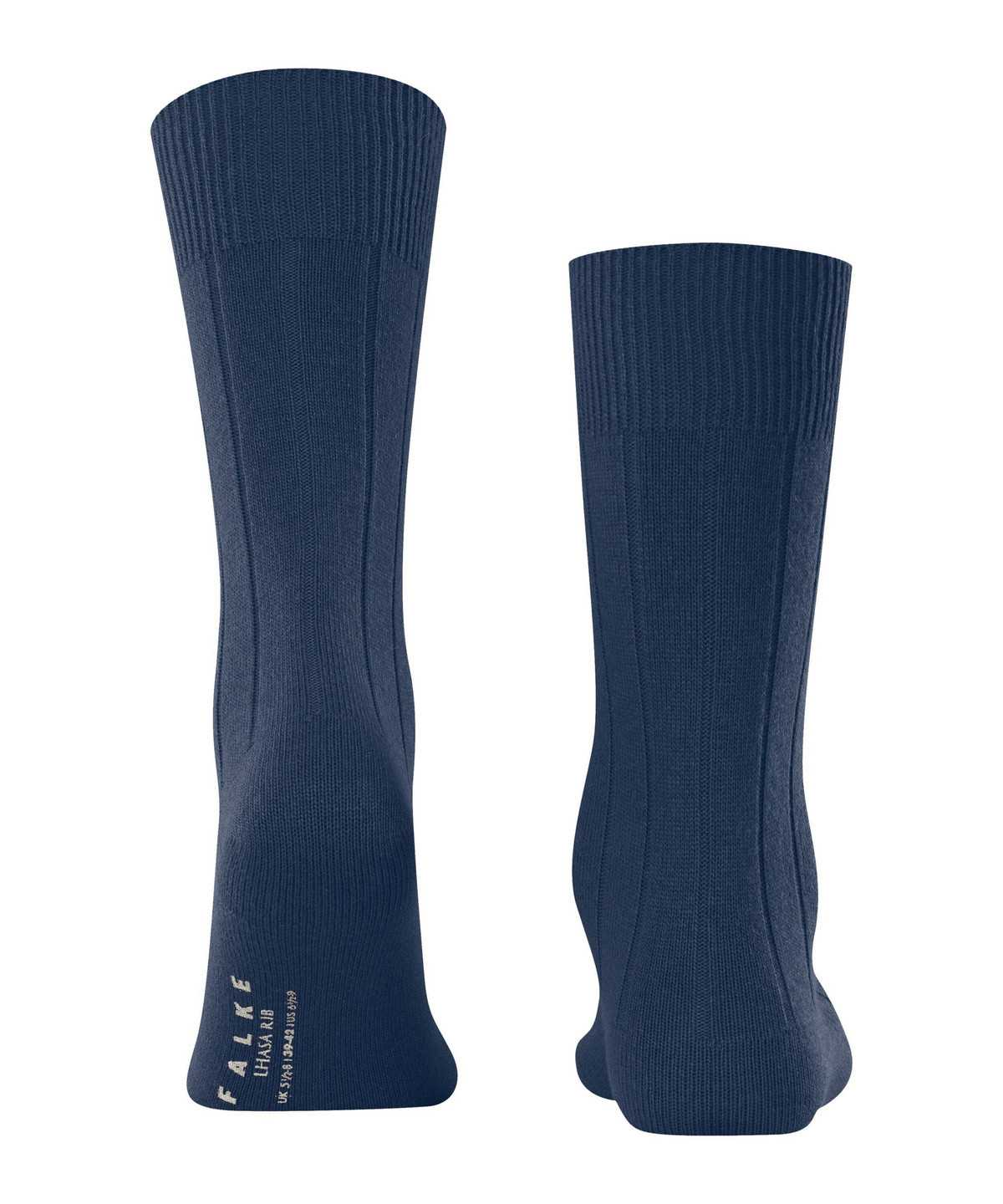 Men Falke Lhasa Rib Socks Socks Blue | ESYNOF265