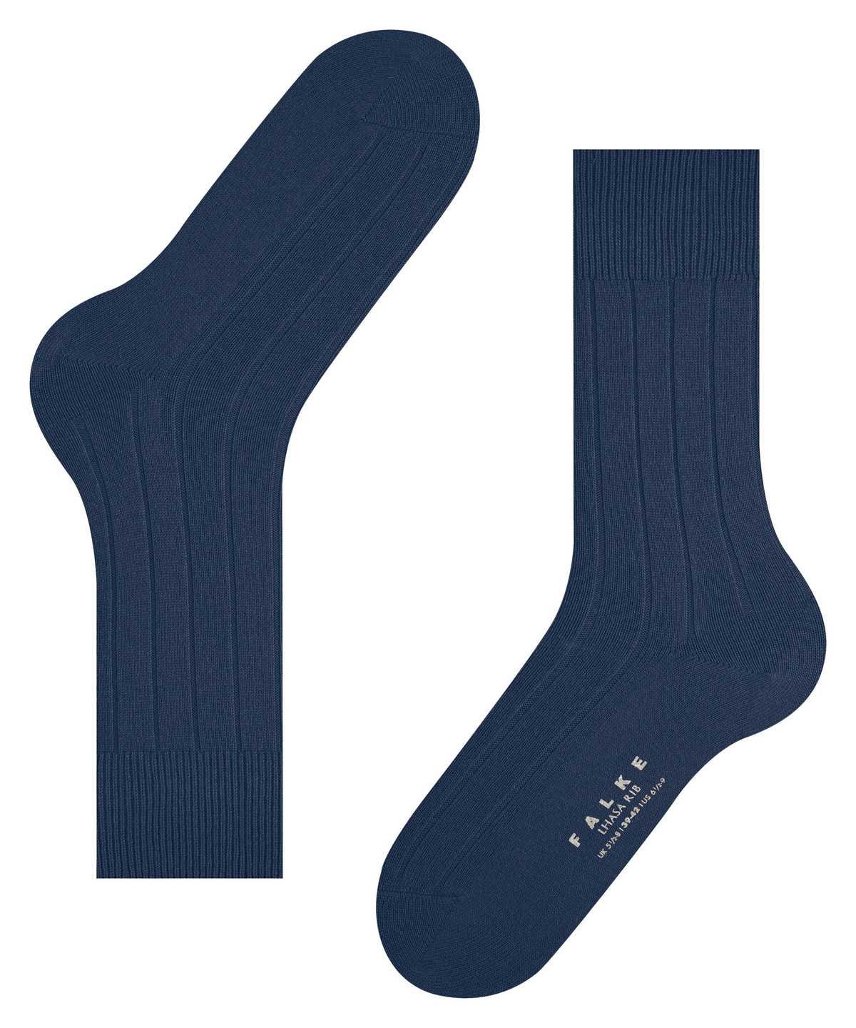 Men Falke Lhasa Rib Socks Socks Blue | ESYNOF265