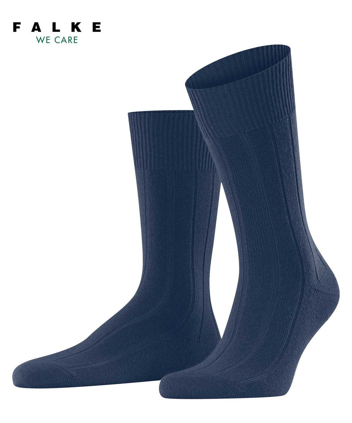 Men Falke Lhasa Rib Socks Socks Blue | ESYNOF265