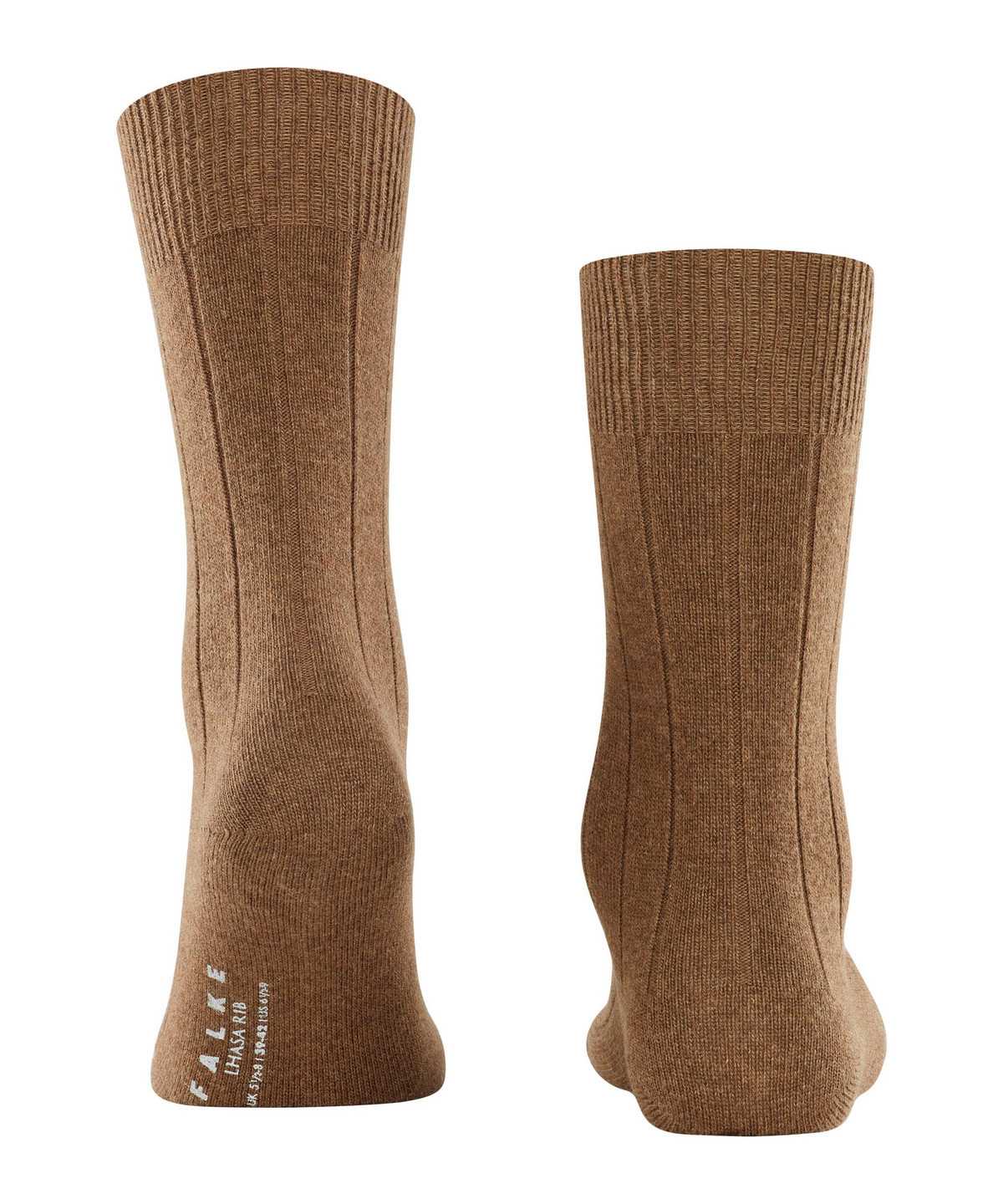 Men Falke Lhasa Rib Socks Socks Brown | VFXARC361