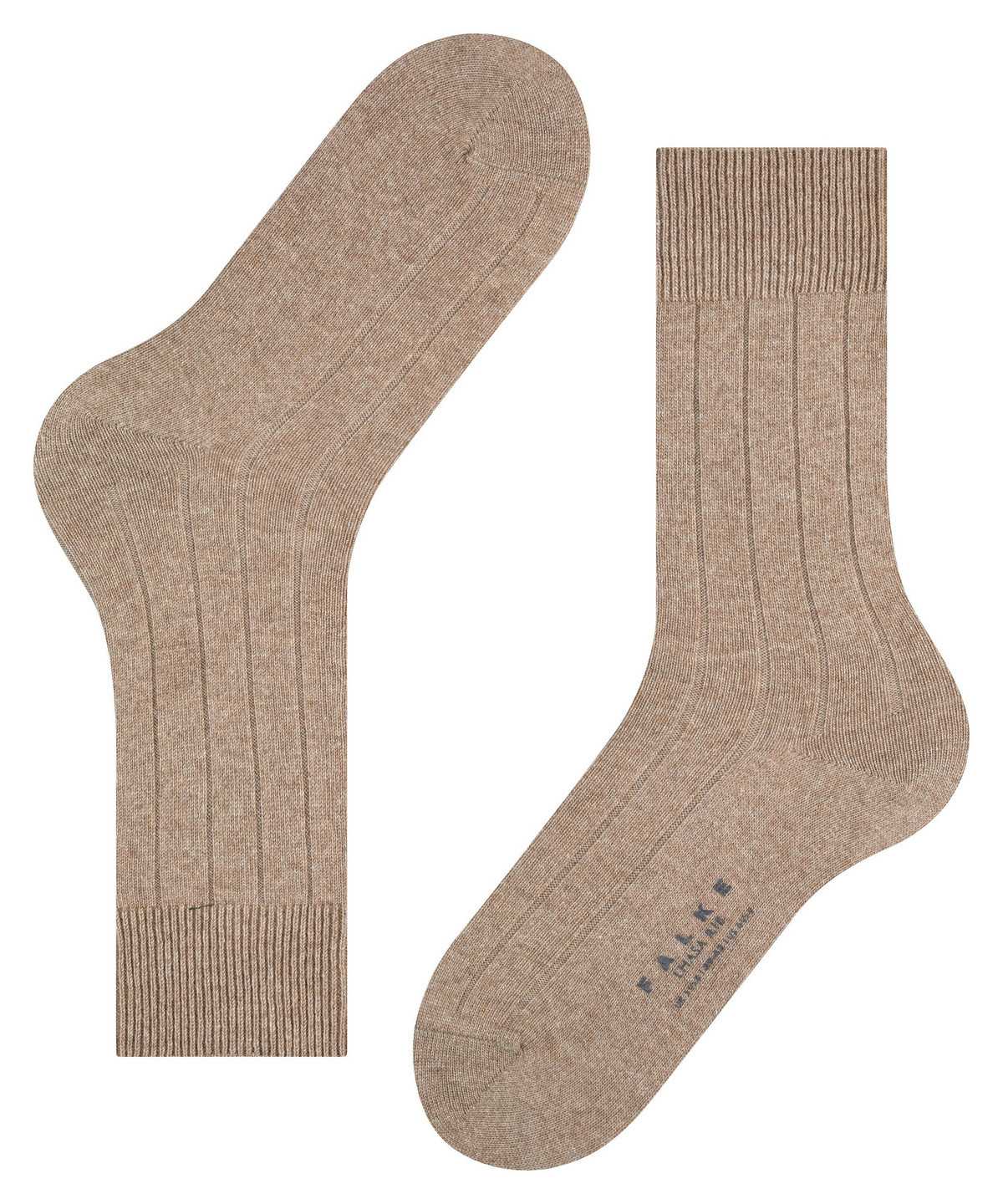 Men Falke Lhasa Rib Socks Socks Brown | WQTVPH075