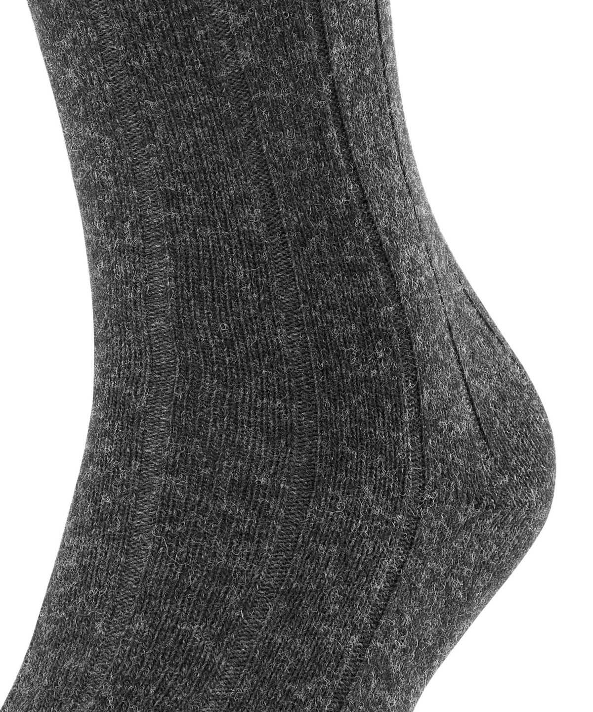 Men Falke Lhasa Rib Socks Socks Grey | UEWLSJ926