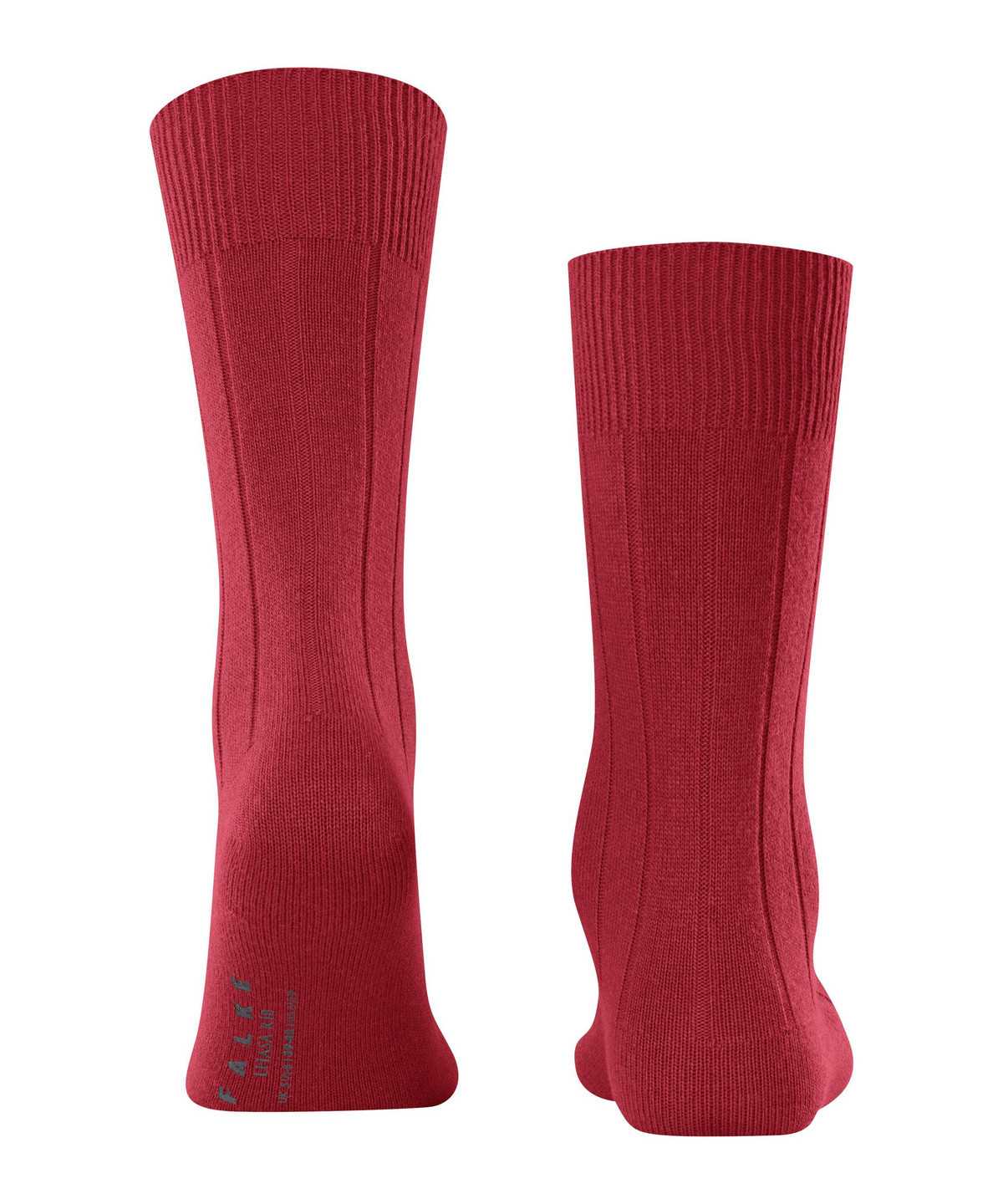 Men Falke Lhasa Rib Socks Socks Red | UIERWC638