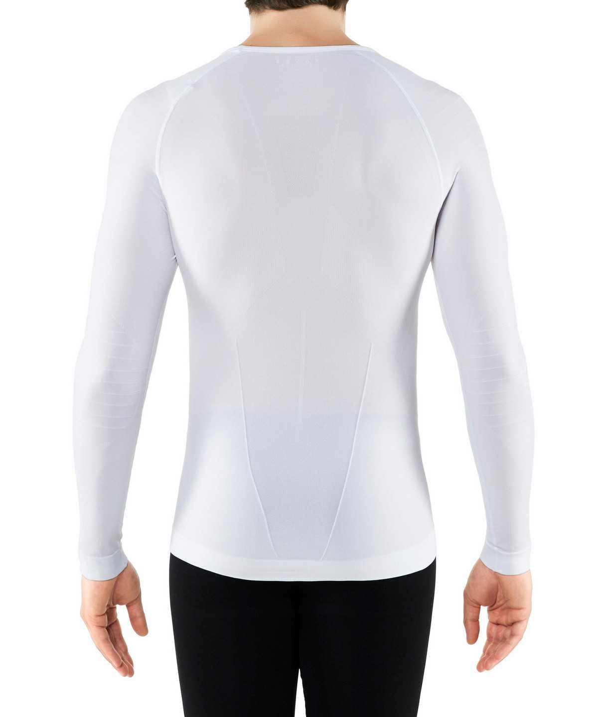 Men Falke Long sleeve shirt Warm Long Sleeve T-Shirts White | SYWADT293