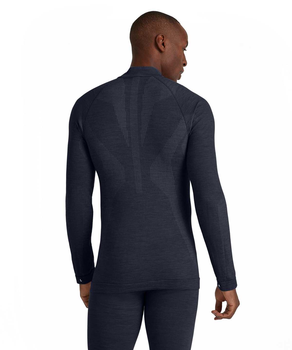 Men Falke Long sleeve shirt Wool-Tech Long Sleeve T-Shirts Blue | WEUJAL682