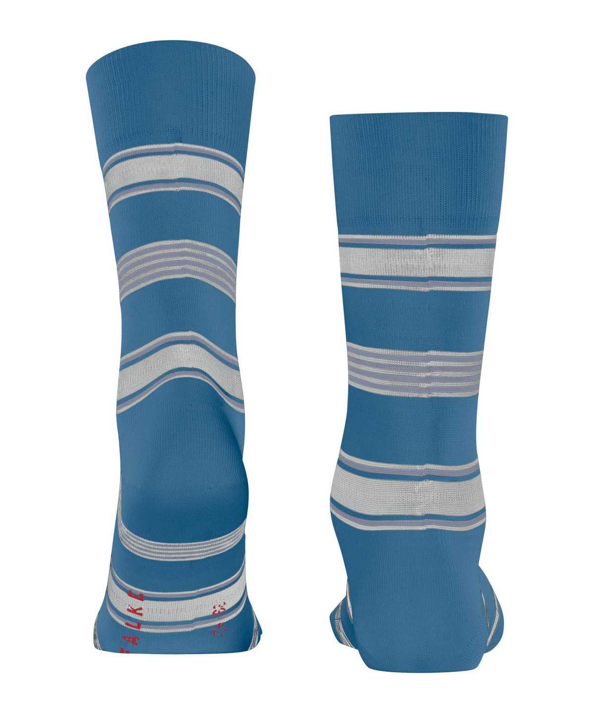 Men Falke Marina Stripe Socks Socks Blue | XVUQJM358