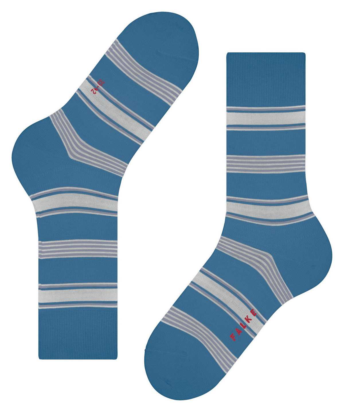 Men Falke Marina Stripe Socks Socks Blue | XVUQJM358