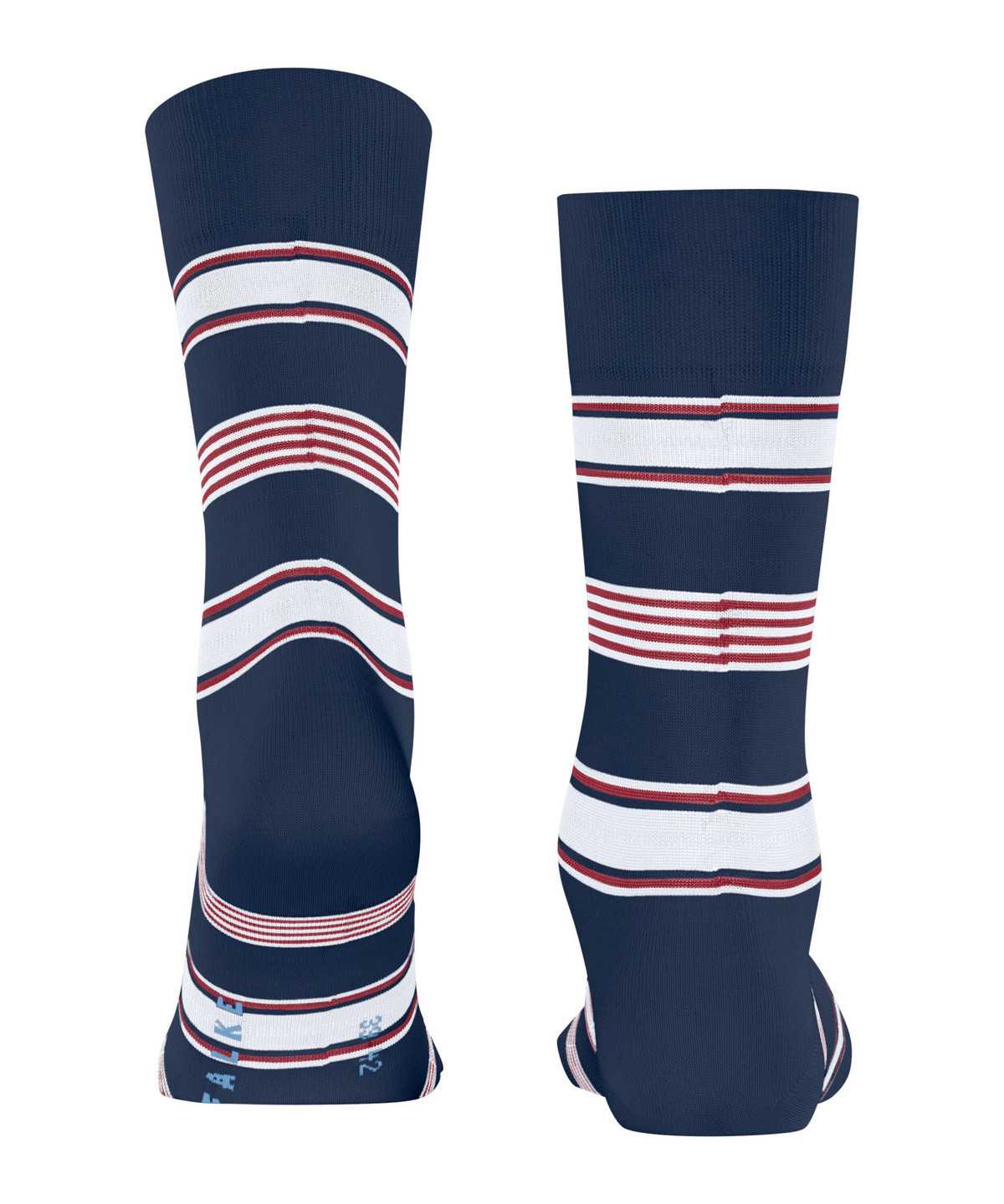 Men Falke Marina Stripe Socks Socks Blue | QEBTOS092