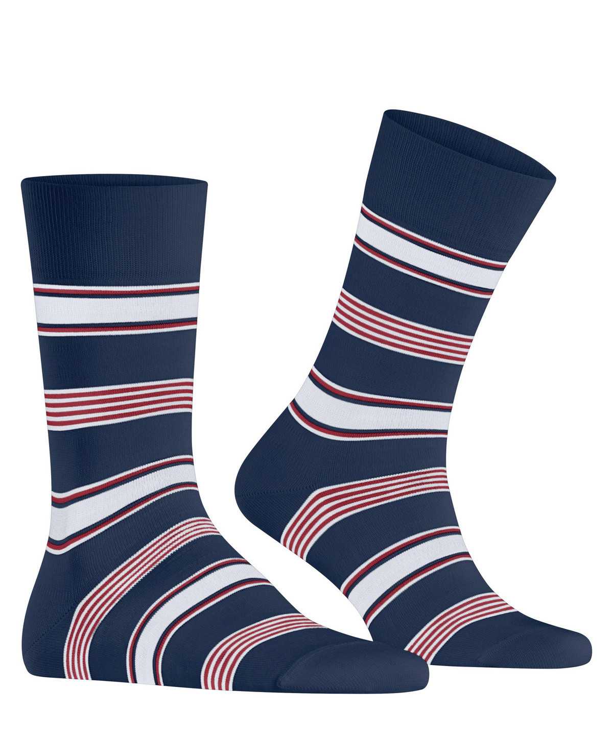 Men Falke Marina Stripe Socks Socks Blue | QEBTOS092