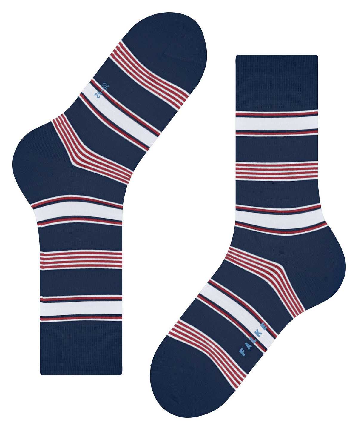 Men Falke Marina Stripe Socks Socks Blue | QEBTOS092