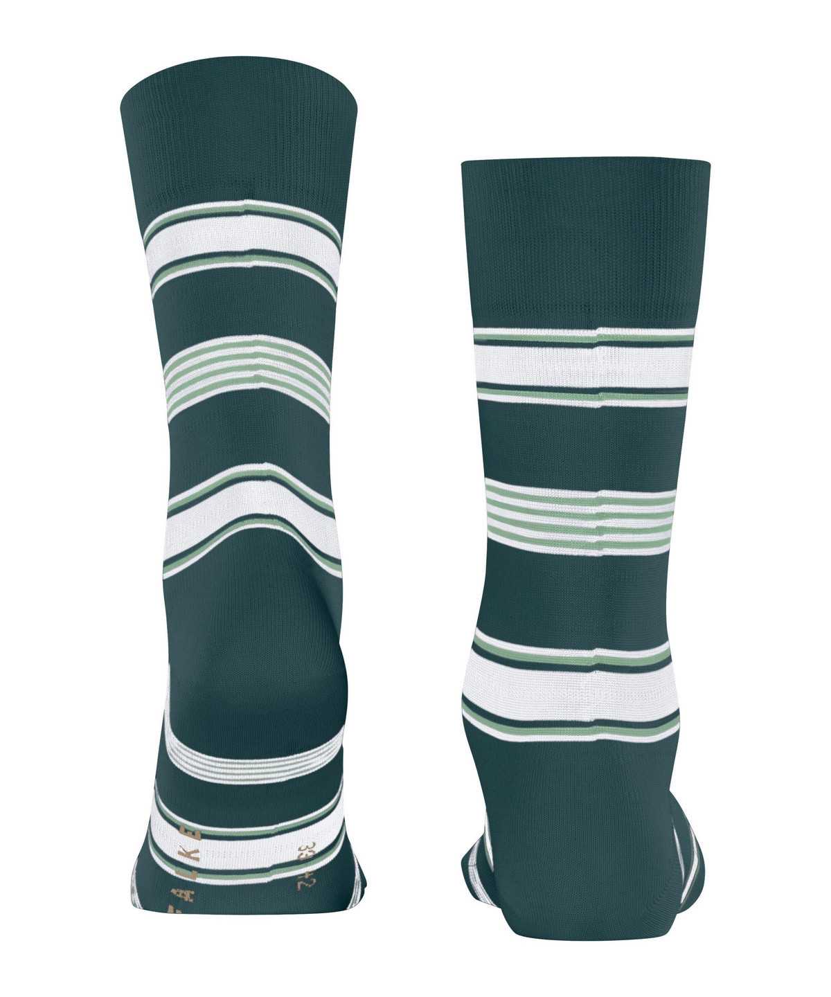 Men Falke Marina Stripe Socks Socks Green | FEKODI653