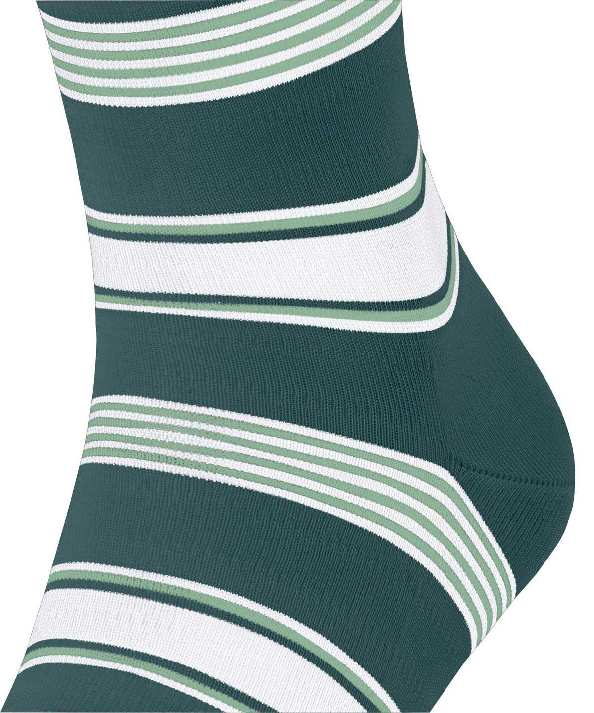 Men Falke Marina Stripe Socks Socks Green | FEKODI653