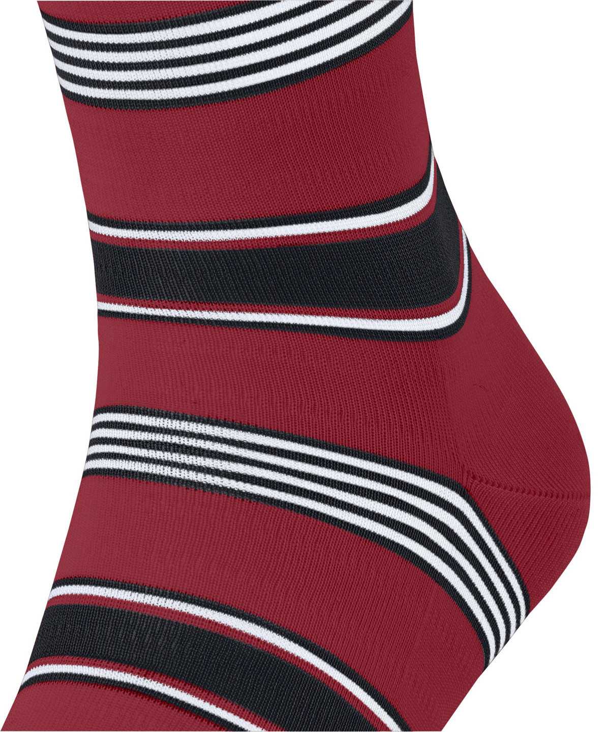 Men Falke Marina Stripe Socks Socks Red | QLRSOU682