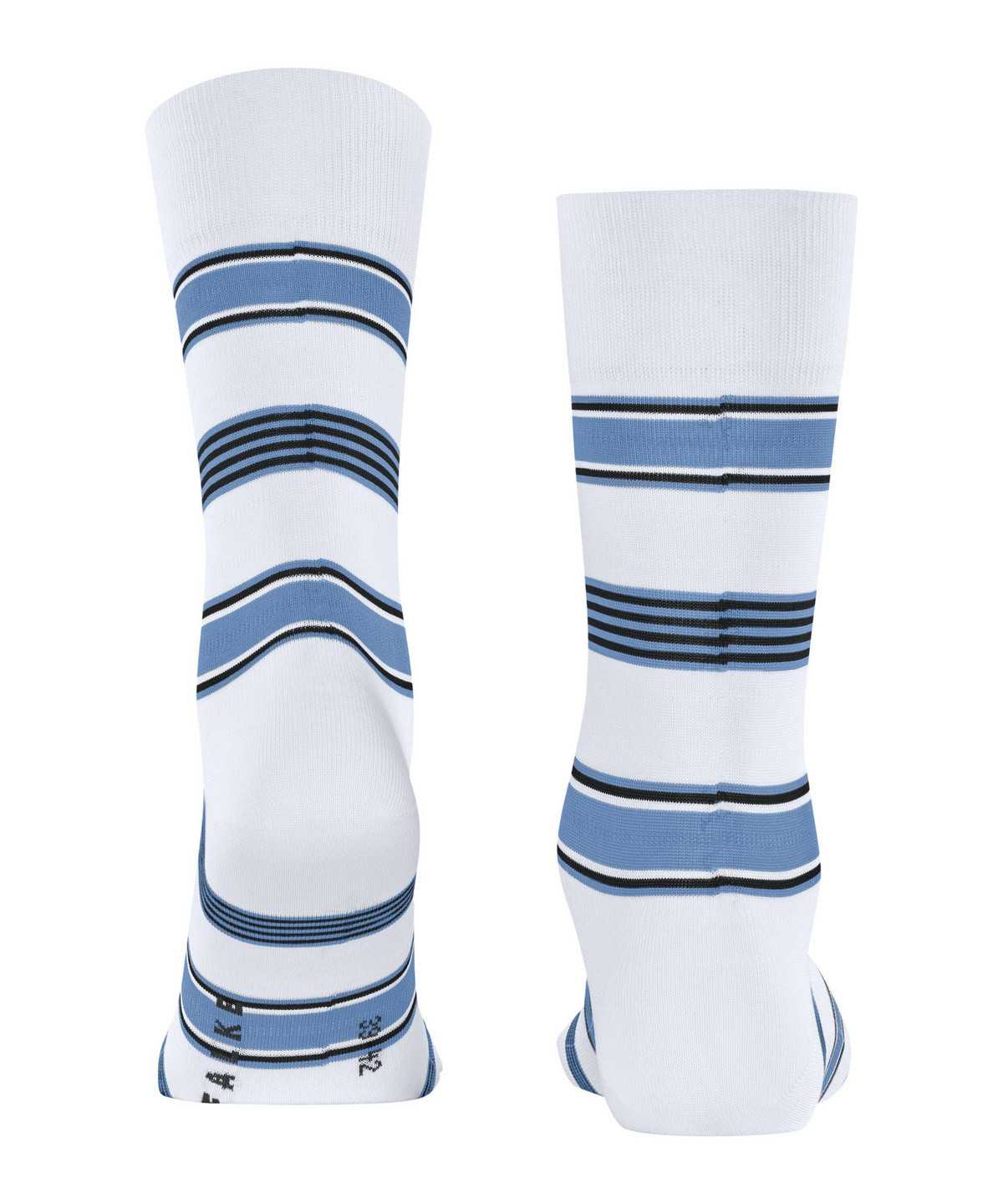 Men Falke Marina Stripe Socks Socks White | GIORYM498