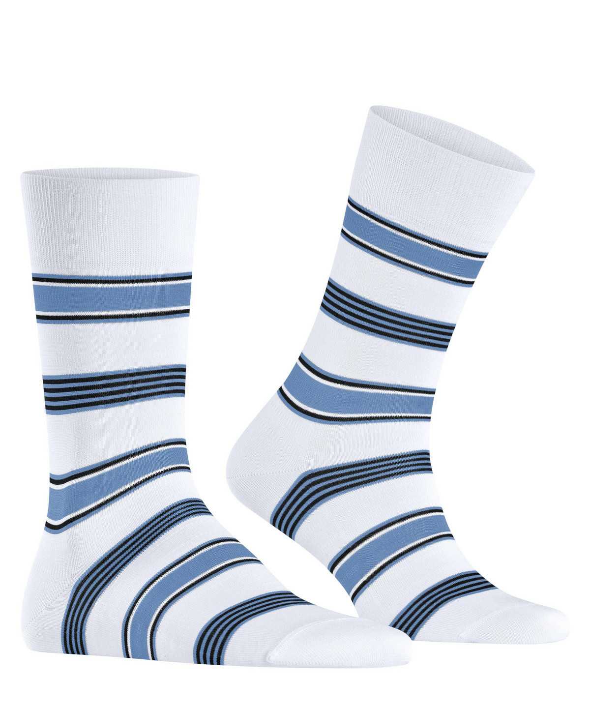 Men Falke Marina Stripe Socks Socks White | GIORYM498