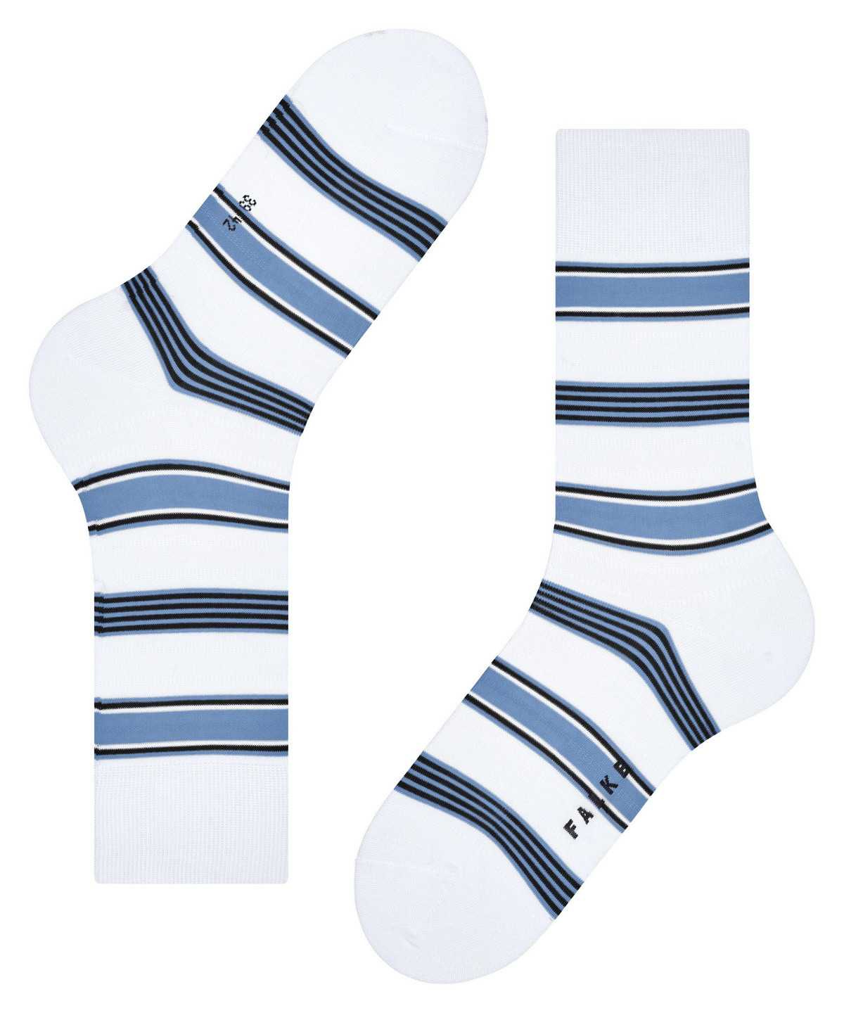 Men Falke Marina Stripe Socks Socks White | GIORYM498