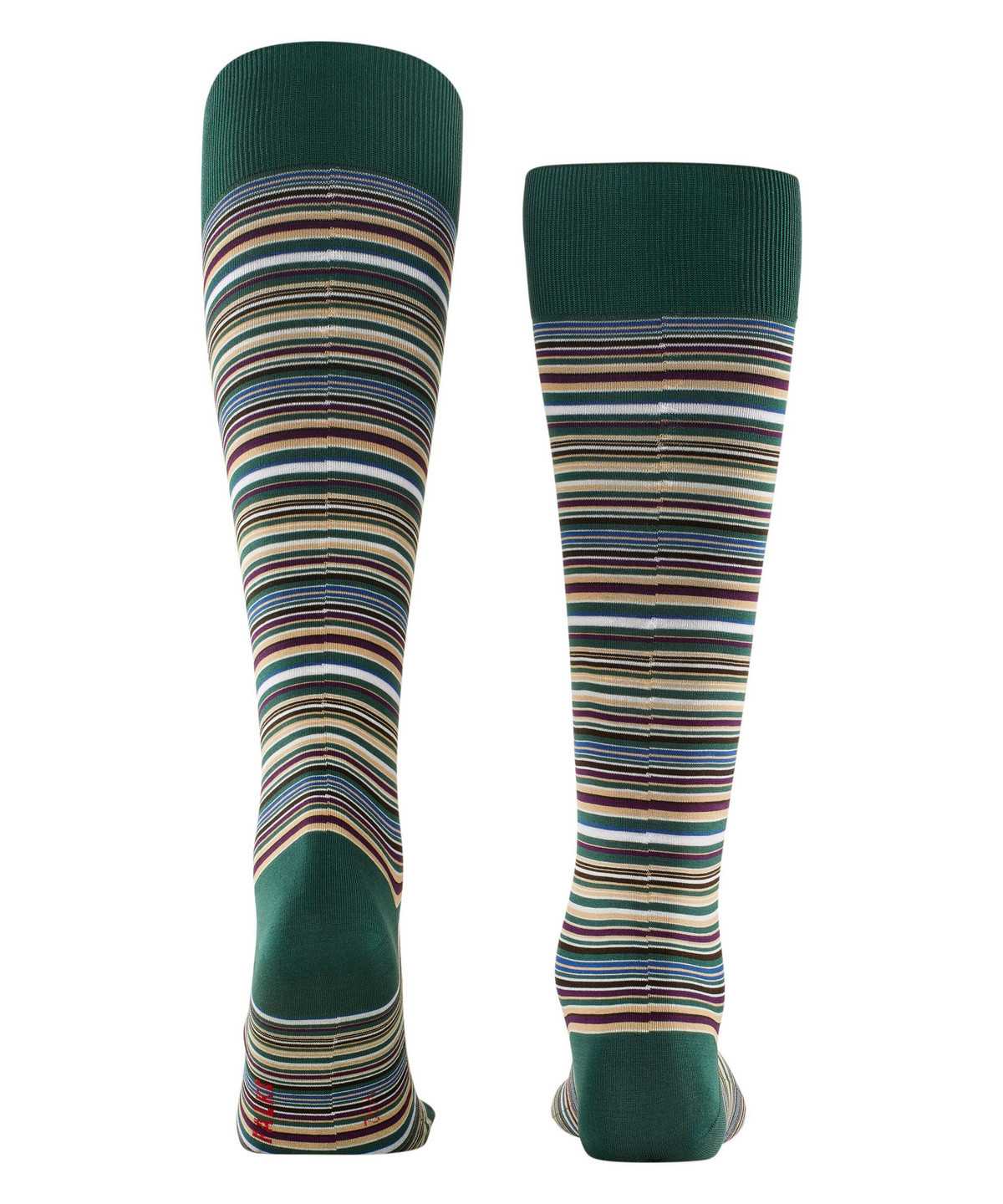 Men Falke Microblock Knee-high Socks Socks Green | VNPEGM769