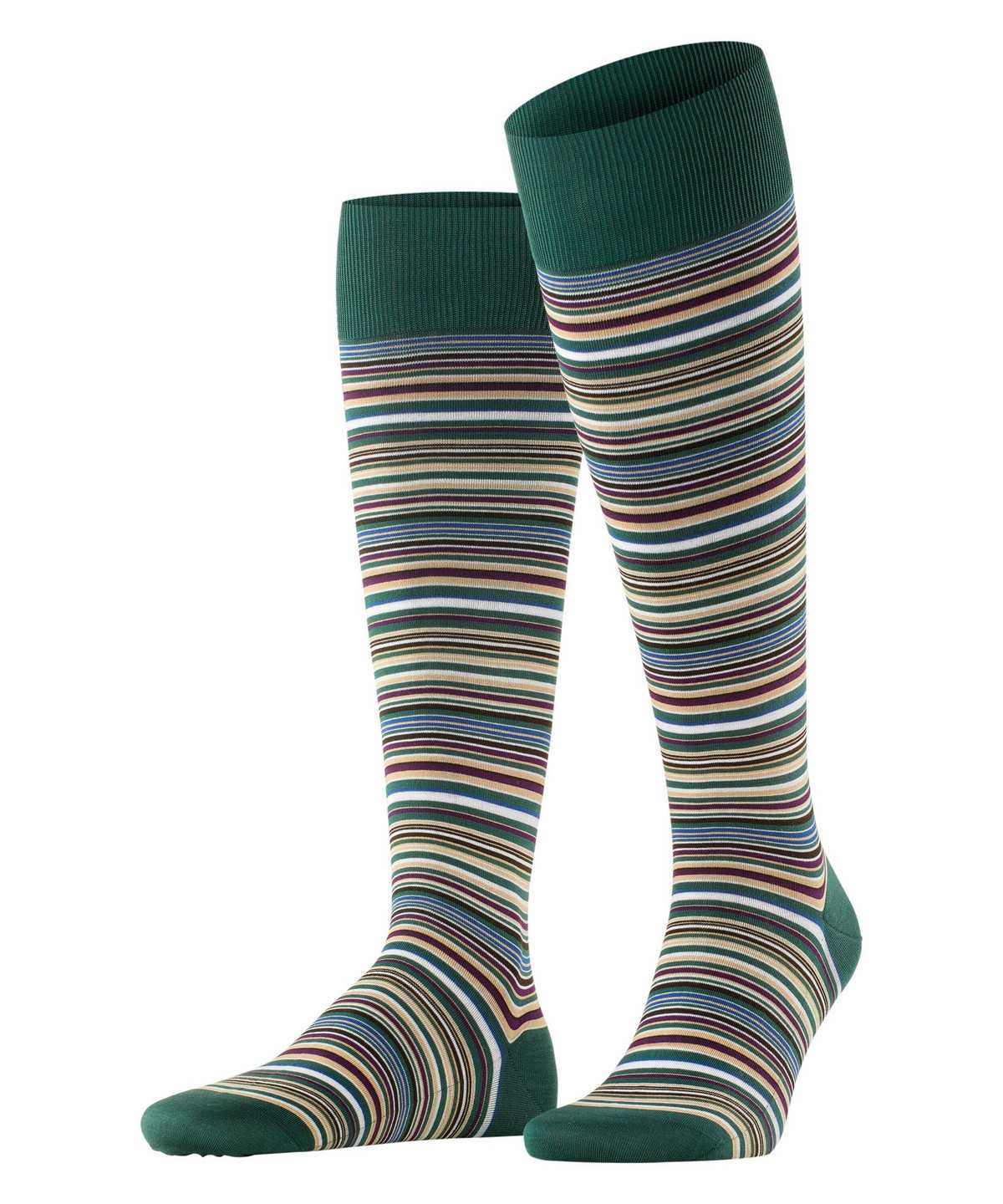 Men Falke Microblock Knee-high Socks Socks Green | VNPEGM769