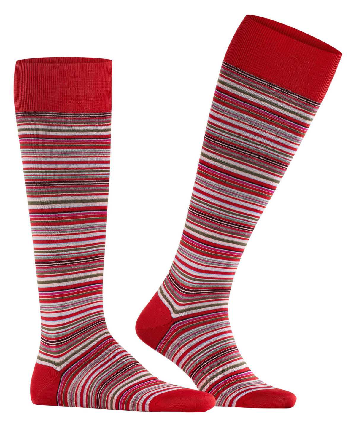 Men Falke Microblock Knee-high Socks Socks Red | MYCWLV916