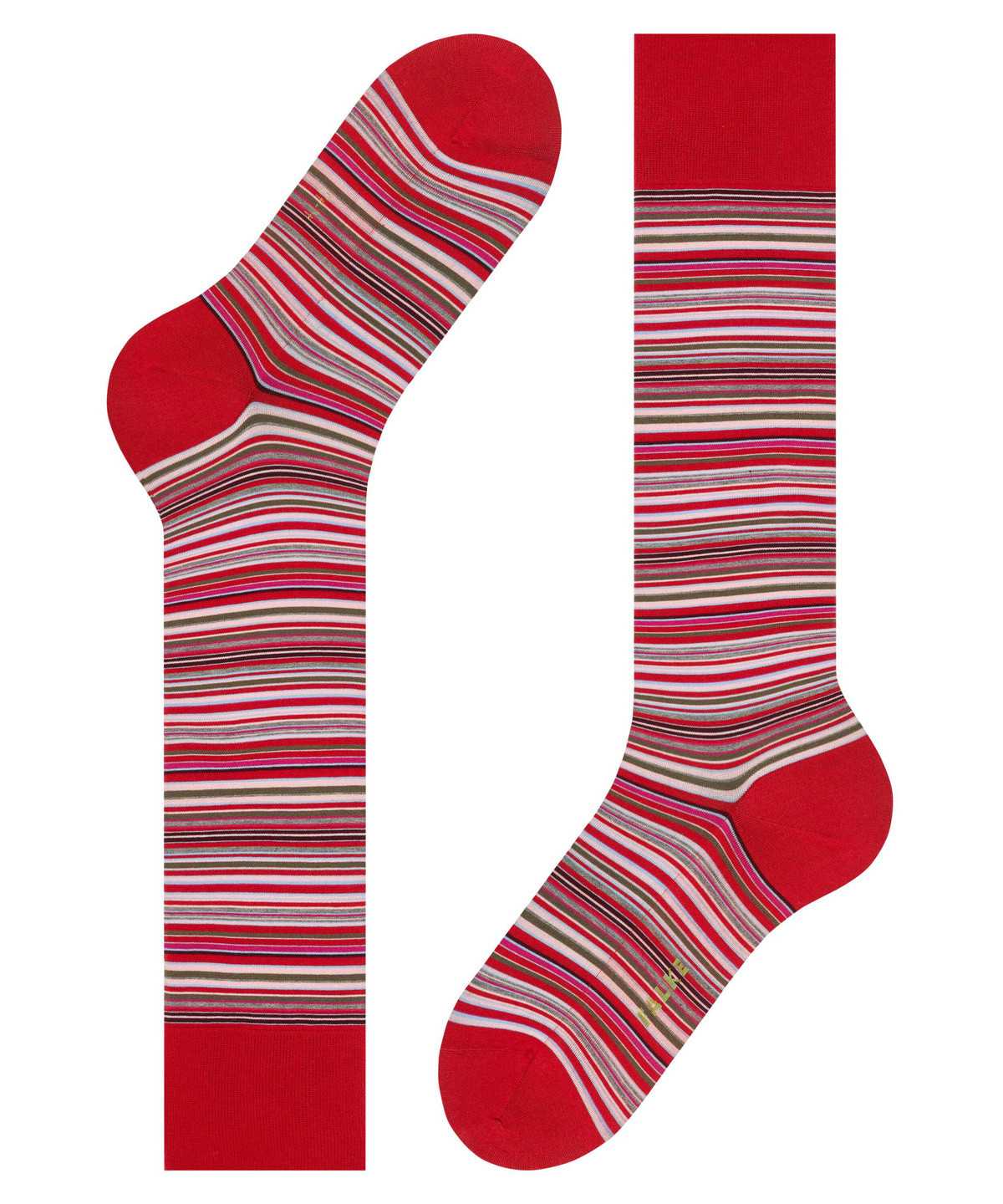 Men Falke Microblock Knee-high Socks Socks Red | MYCWLV916