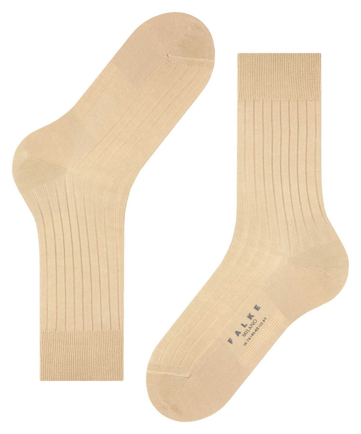 Men Falke Milano Socks Socks Beige | YNHSLD017