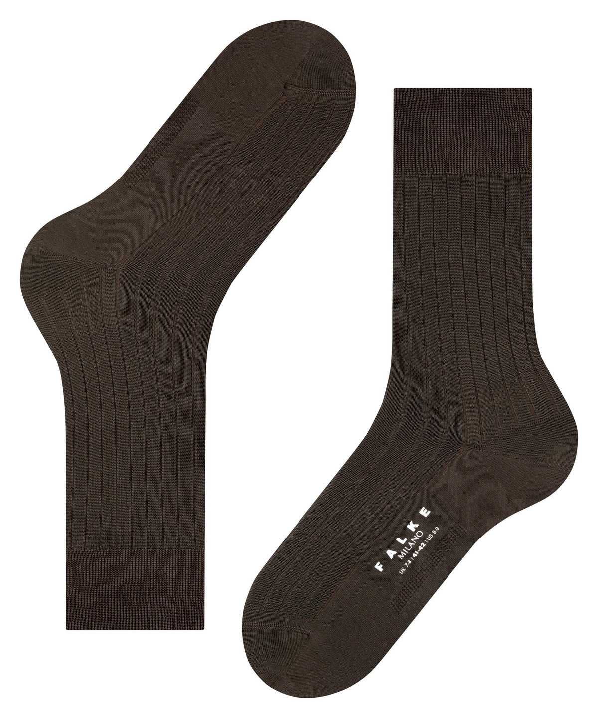 Men Falke Milano Socks Socks Brown | MAUJNH463