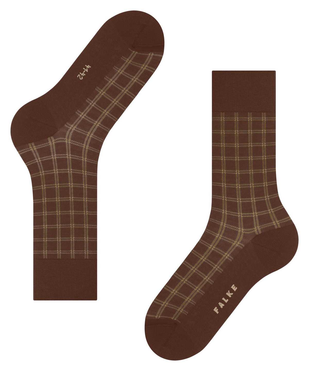 Men Falke Modern Tailor Socks Socks Brown | XYMVKZ475