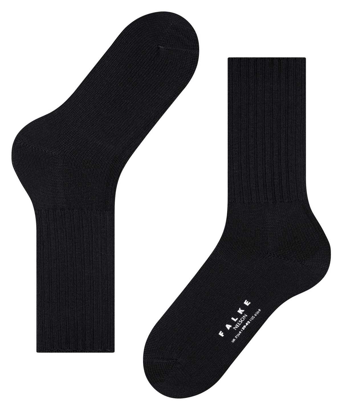 Men Falke Nelson Boot socks Socks Black | IASGXQ180