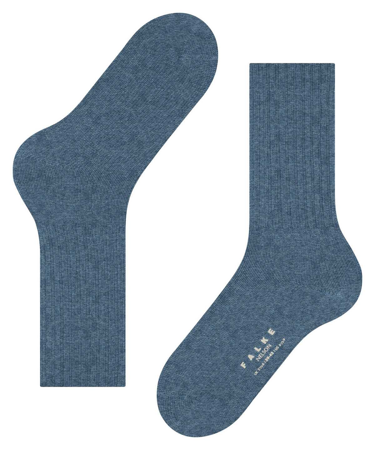 Men Falke Nelson Boot socks Socks Blue | EHXTWU753