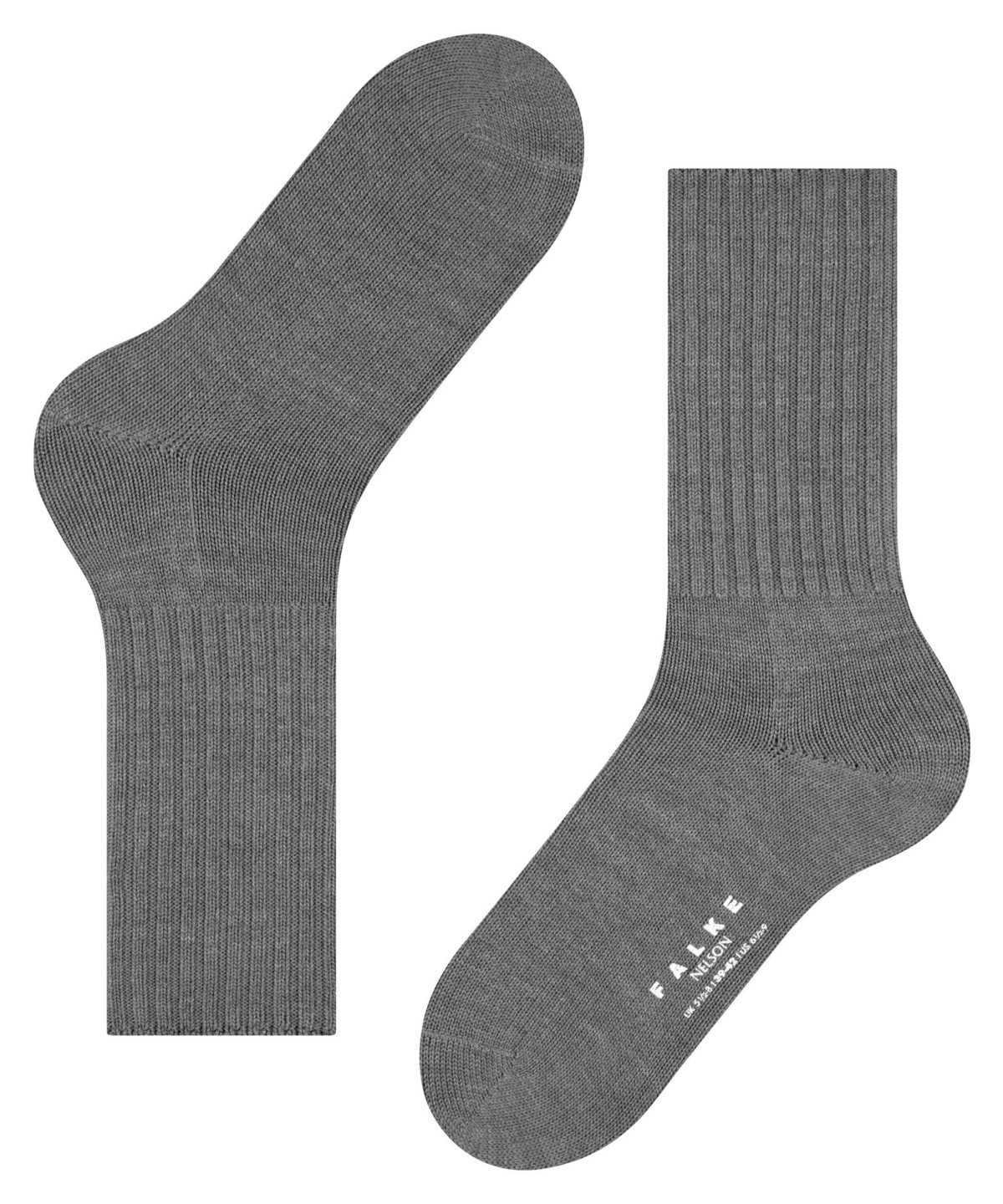 Men Falke Nelson Boot socks Socks Grey | FJEAIS207