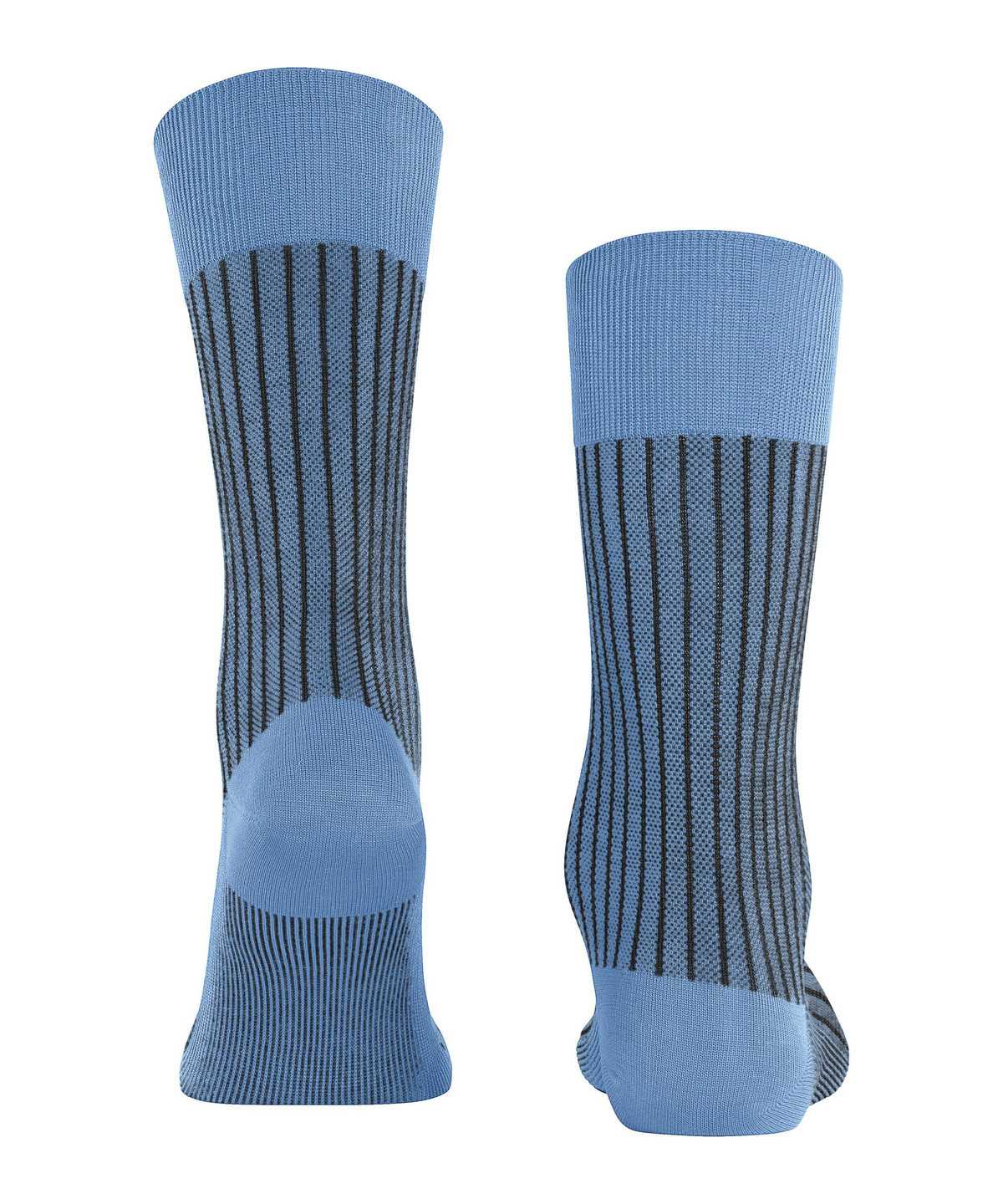 Men Falke Oxford Stripe Socks Socks Blue | BENFMG360