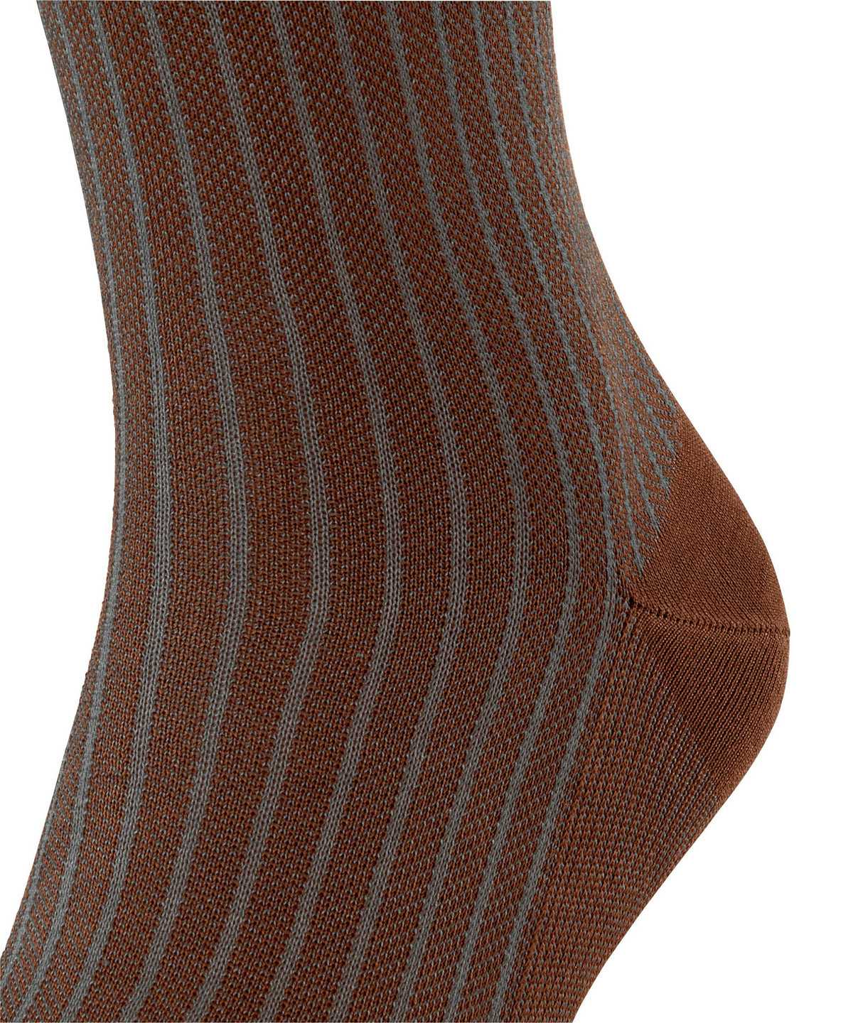 Men Falke Oxford Stripe Socks Socks Brown | JOVNYI906