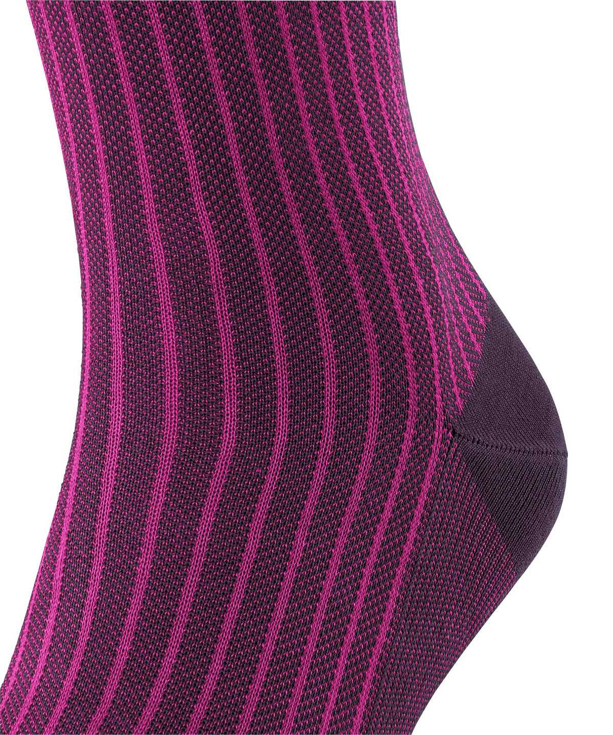 Men Falke Oxford Stripe Socks Socks Purple | IEMBUW308