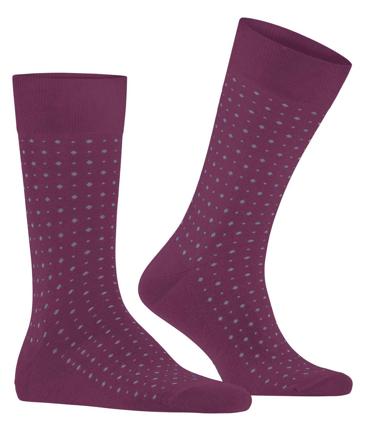 Men Falke Polished Dot Socks Socks Purple | TXFNDO469