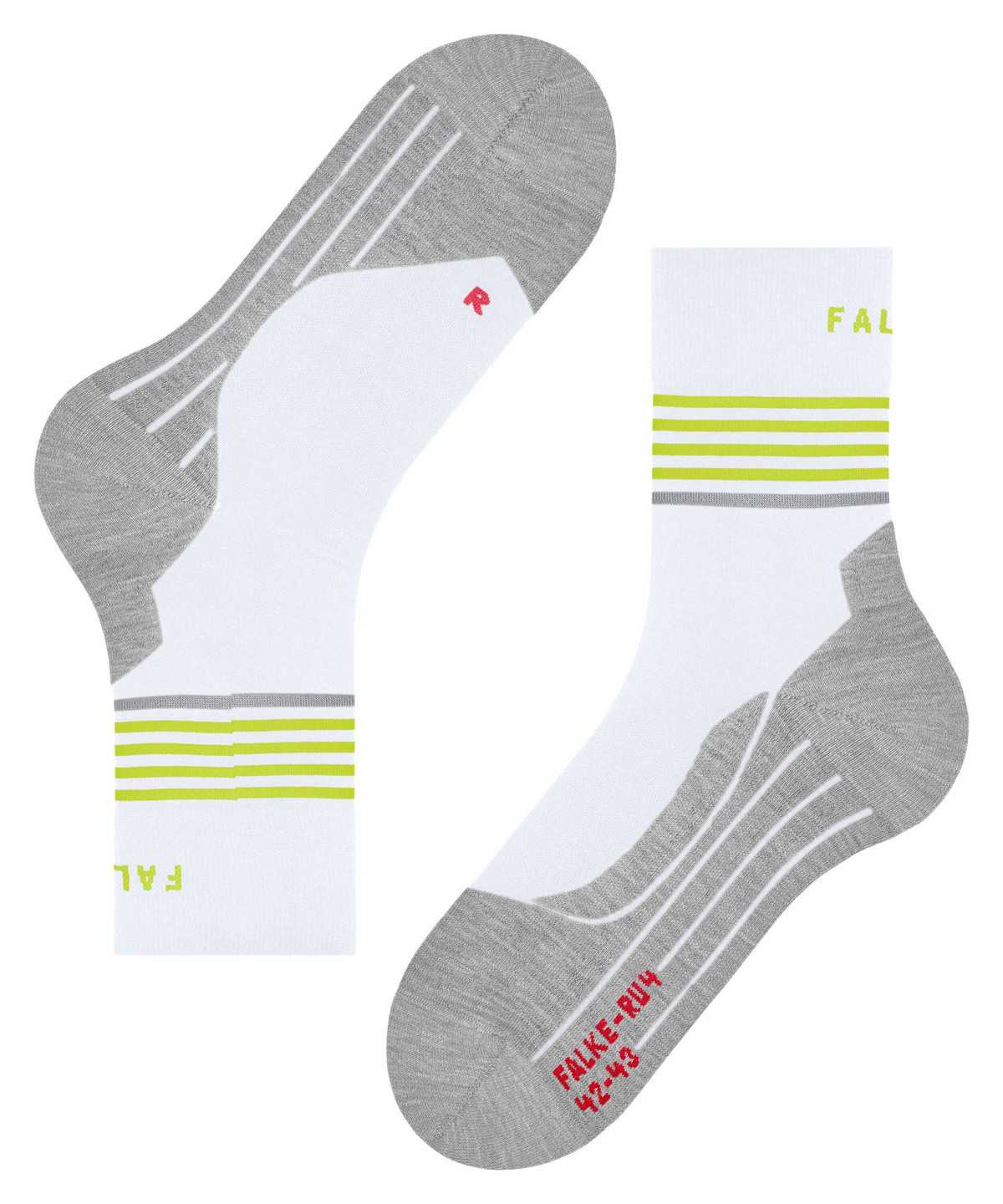 Men Falke RU4 Endurance Reflect Running Socks Socks White | LJAOKY830