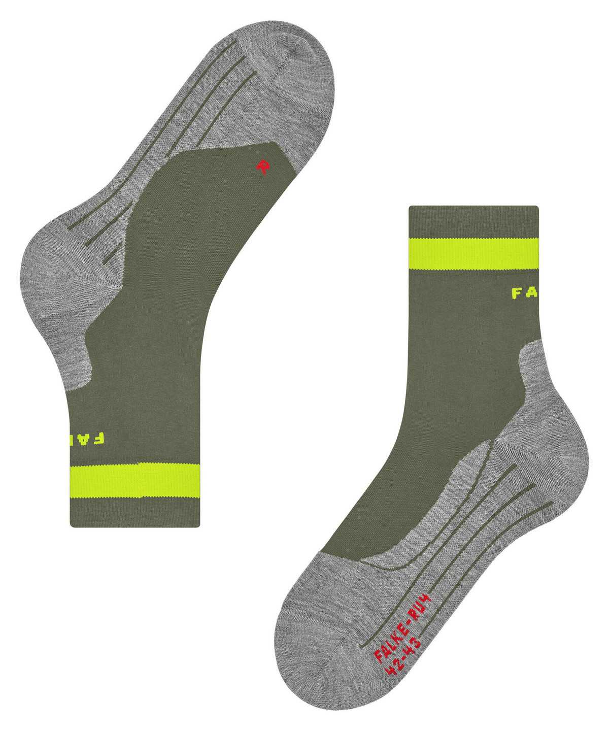 Men Falke RU4 Endurance Running Socks Socks Green | SZDOAH256