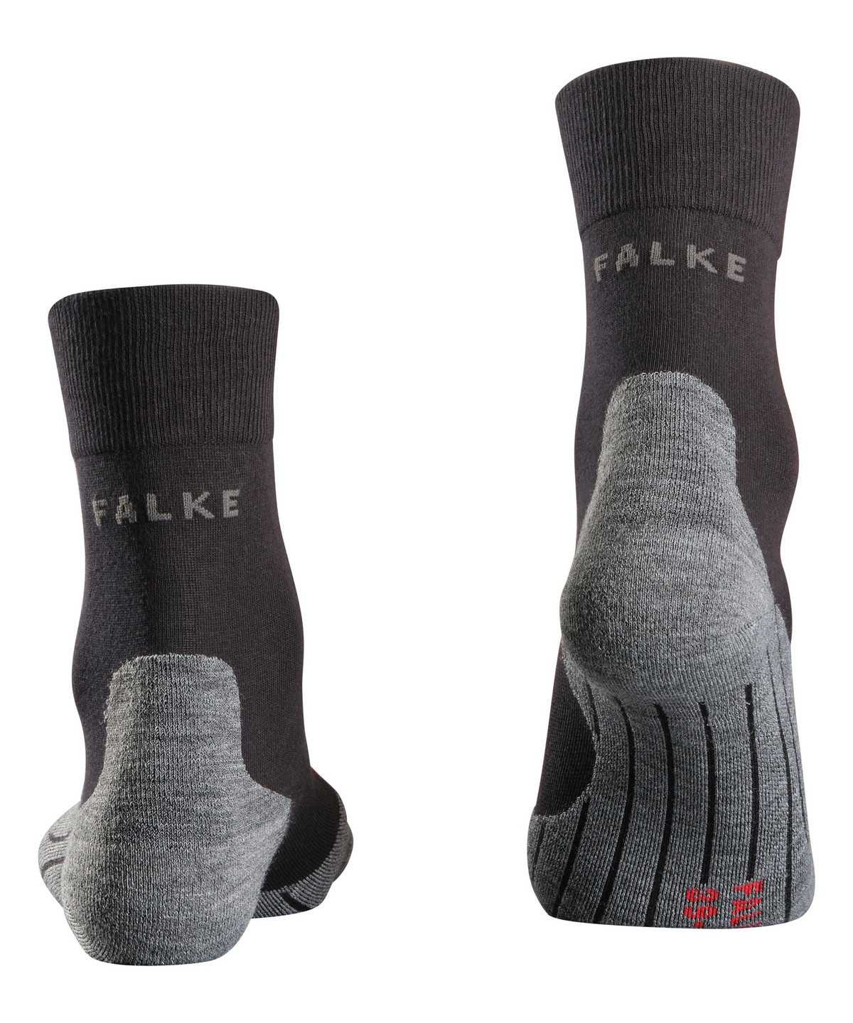 Men Falke RU4 Endurance Running Socks Socks Black | TJPKLI183